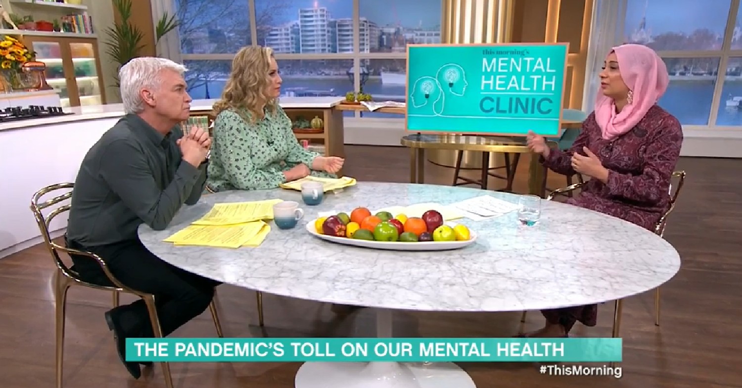 Phillip Schofield, Josie Gibson and Dr Nighat on This Morning today