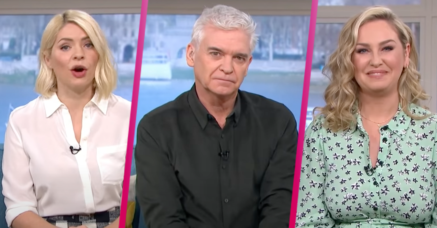 Holly Willoughby, Phillip Schofield and Josie Gibson on This Morning