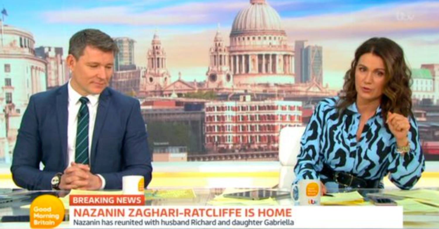 Susanna Reid was moved as she spoke about Nazanin Zaghari-Ratcliffe