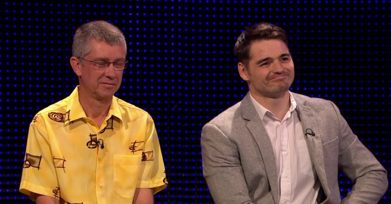 Malcolm and James on The Chase 