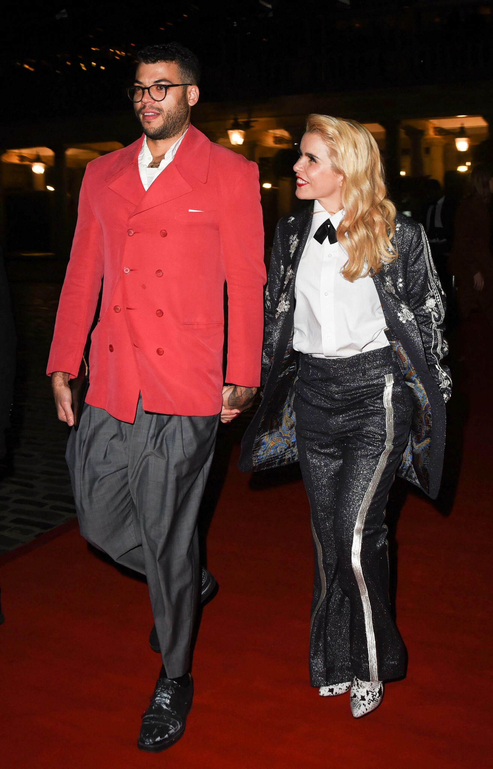 Paloma Faith on the red carpet with partner Leyman Lahcine