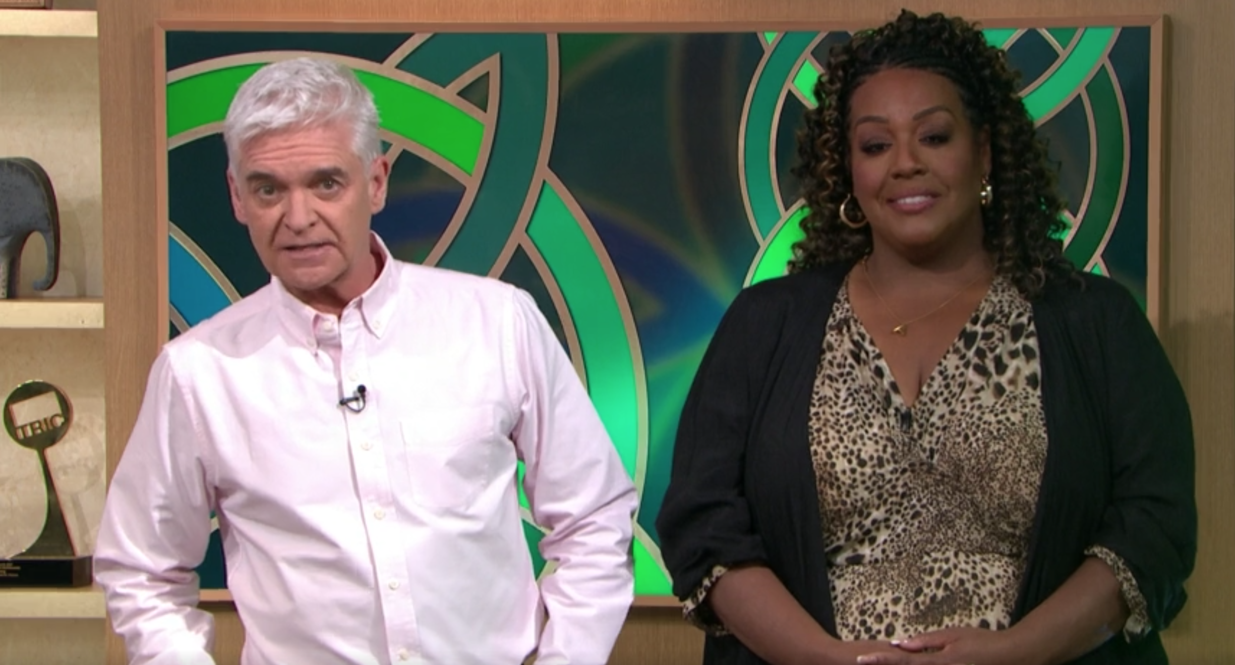 Phil and Alison presenting This Morning