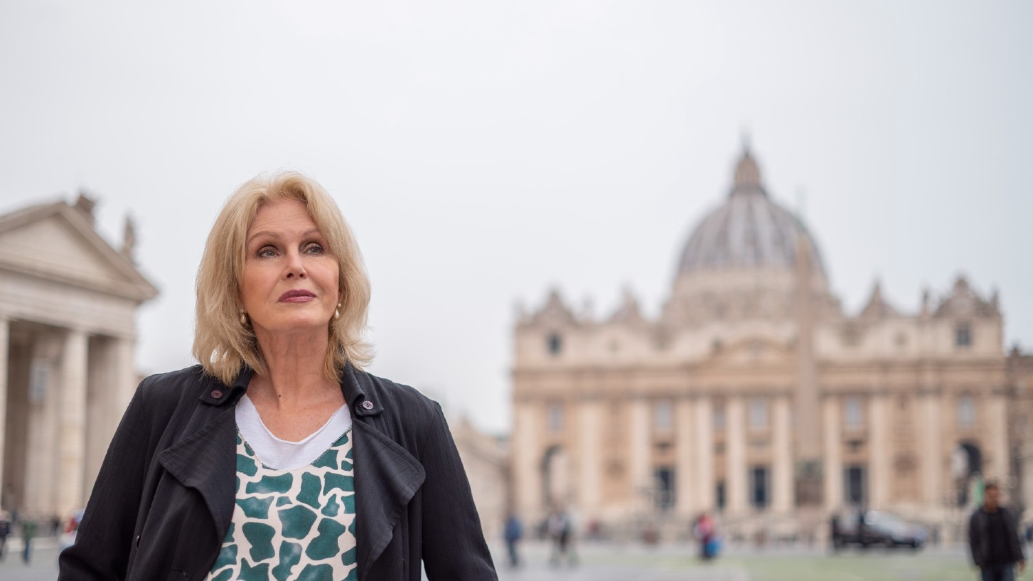 Joanna Lumley pictured sightseeing