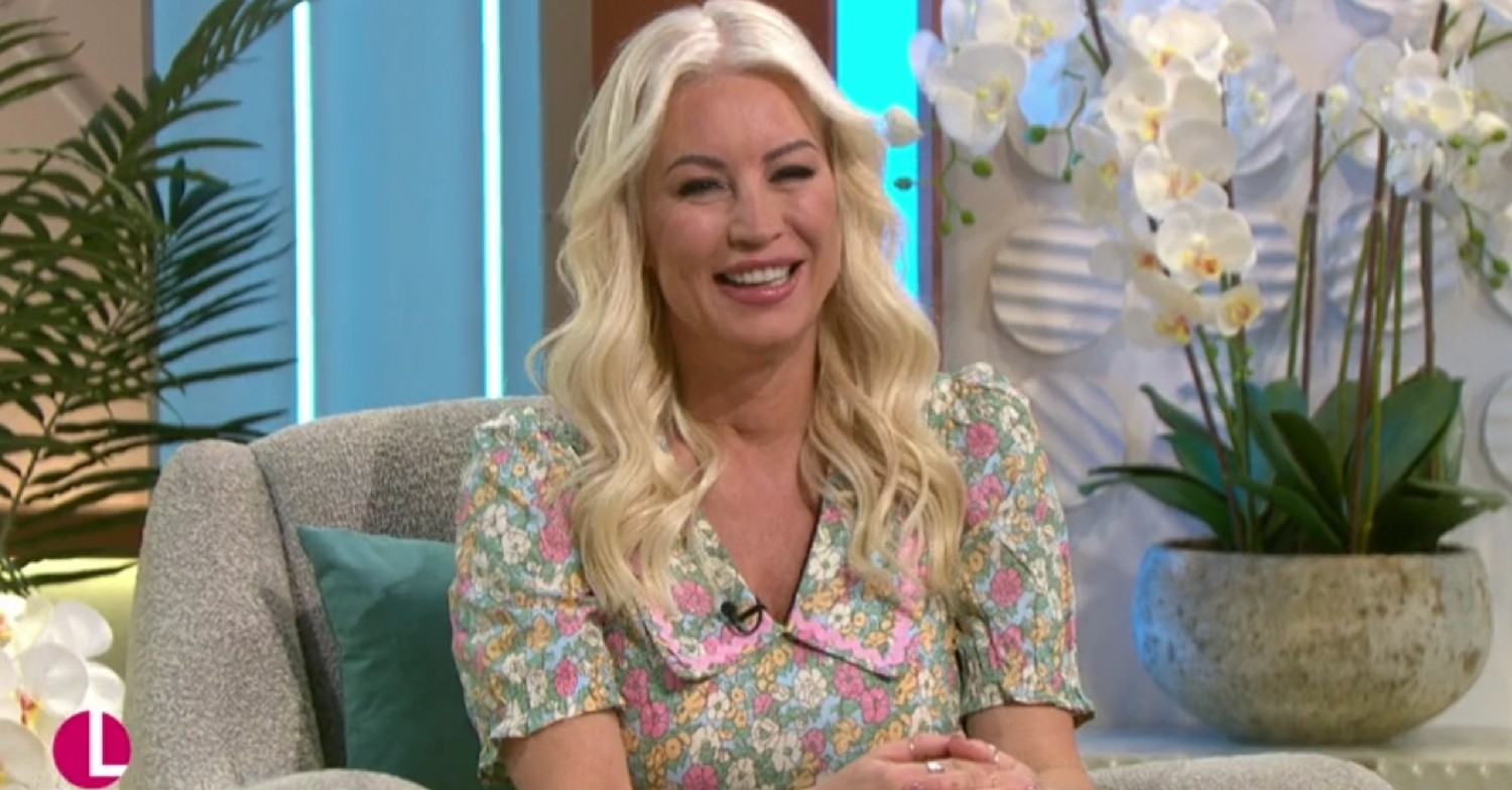 Denise Van Outen smiling on Lorraine