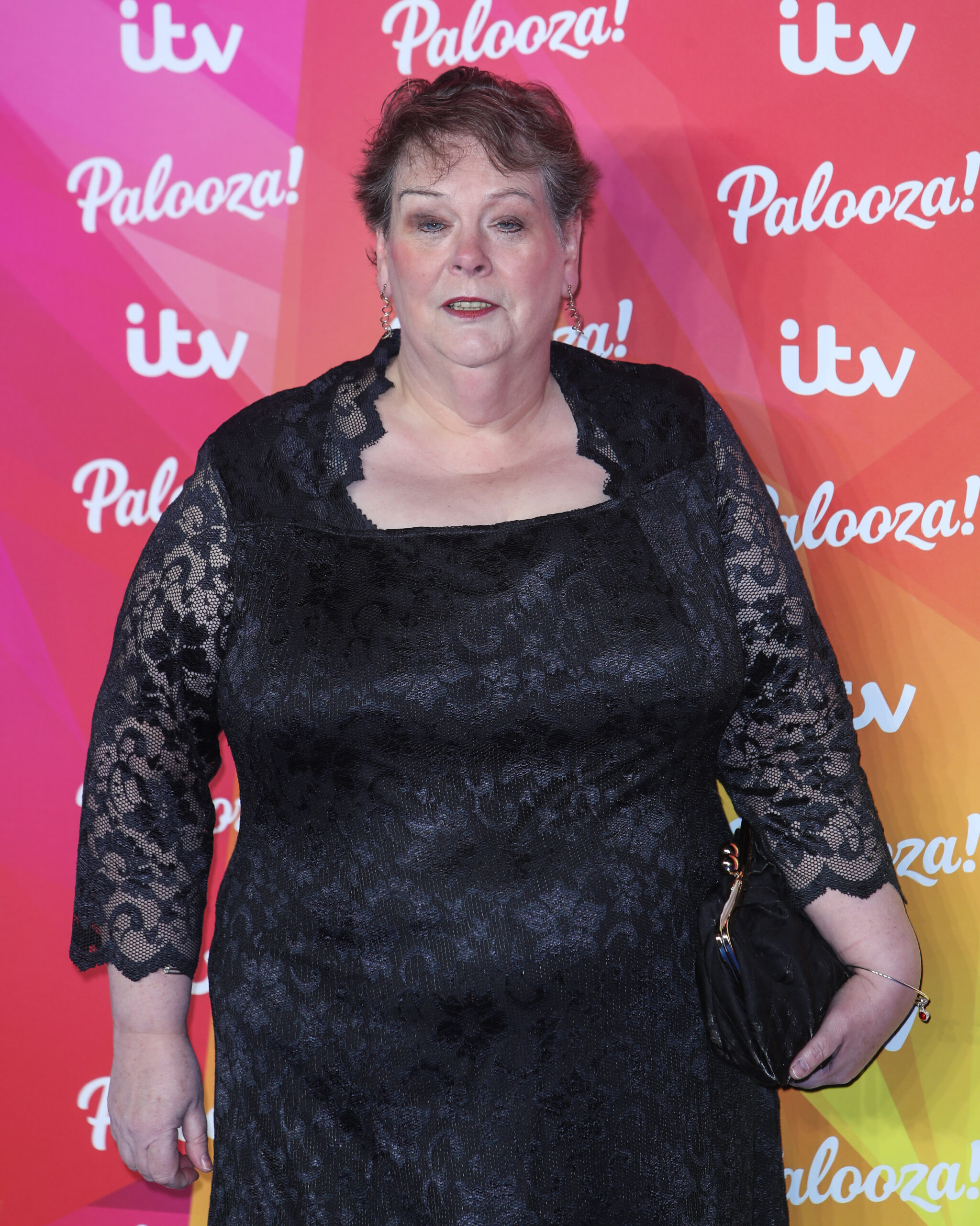 Anne Hegerty on the red carpet