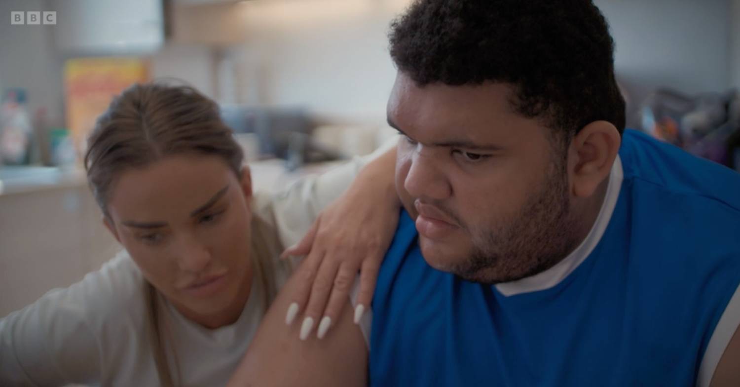 Katie Price with son Harvey