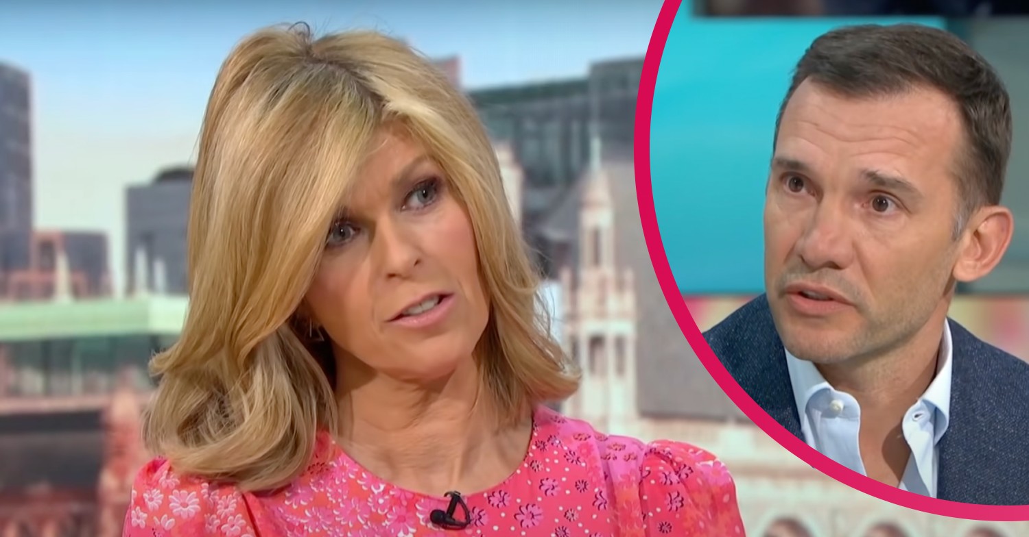 Kate Garraway and Andriy Shevchenko on GMB