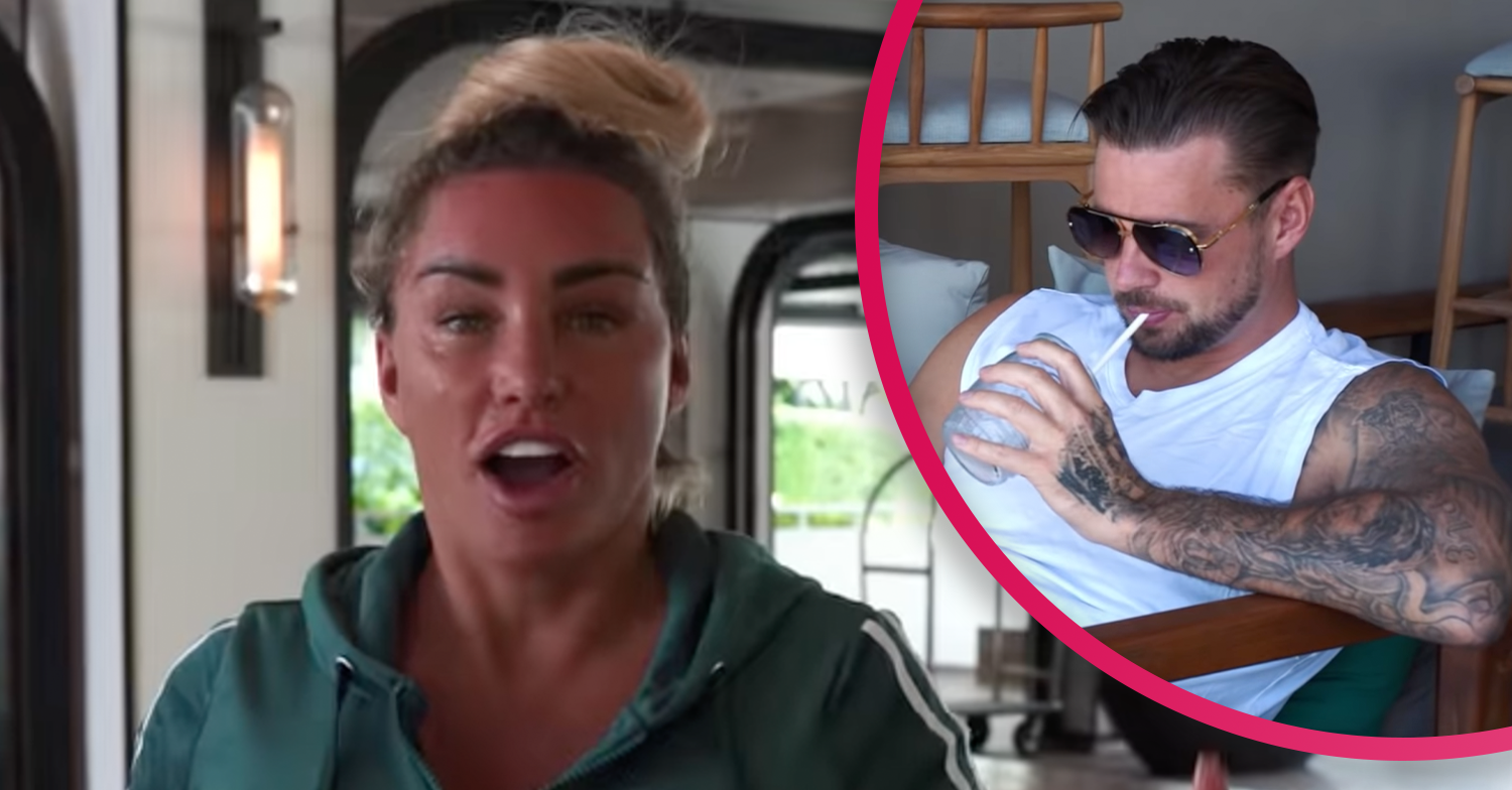 Katie Price and boyfriend Carl on holiday