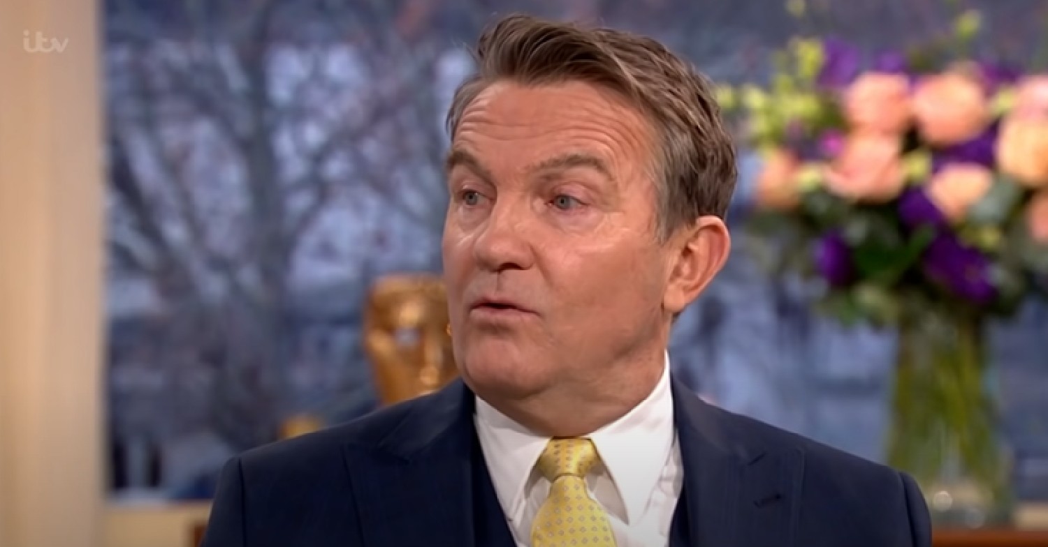 Bradley Walsh mid conversation during This Morning 