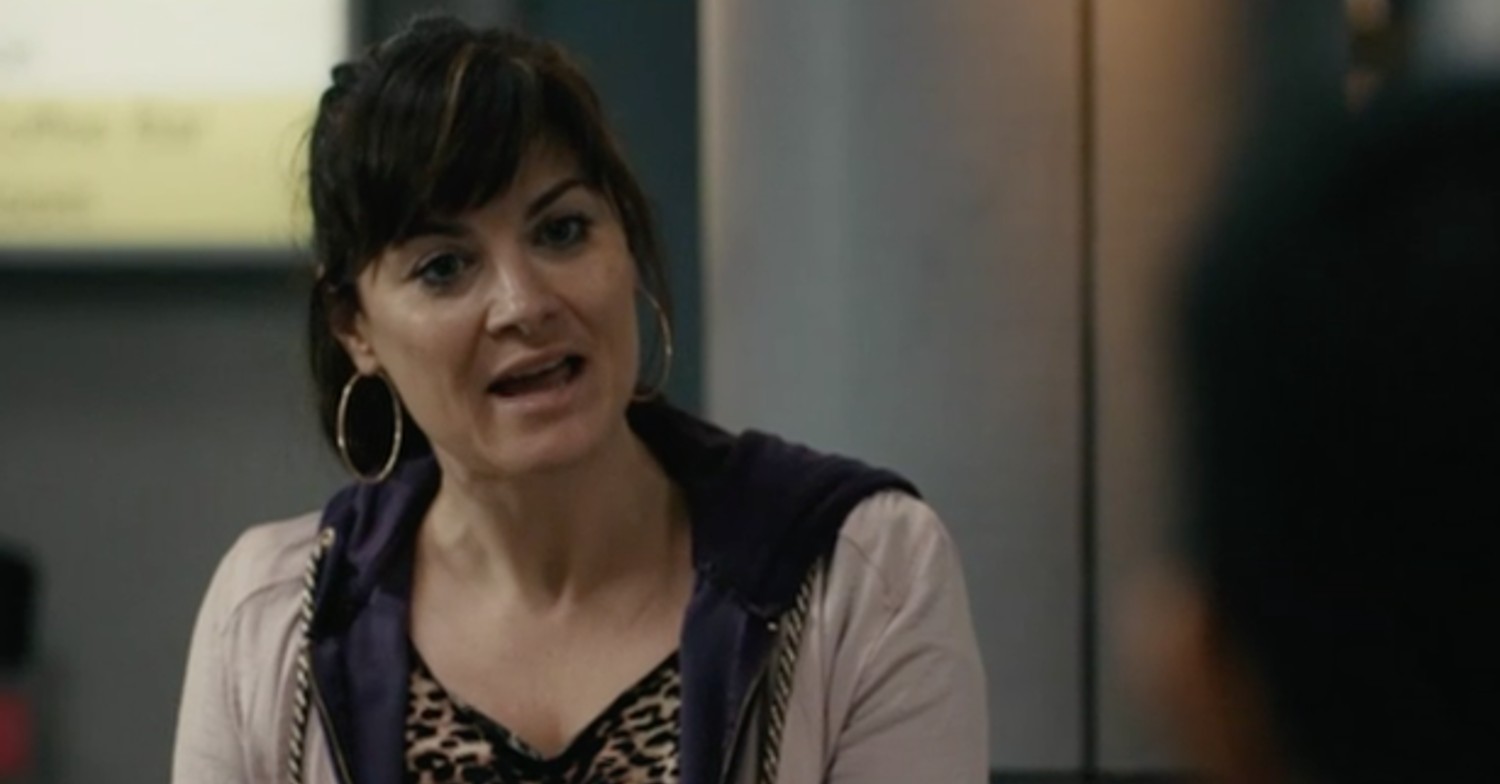 Emmerdale legend Louise Marwood stunned Casualty fans last night (Credit: BBC)