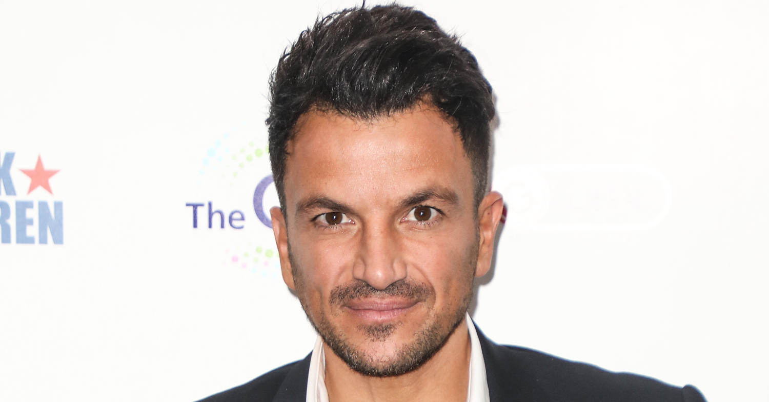 Peter Andre looking straight at the camera
