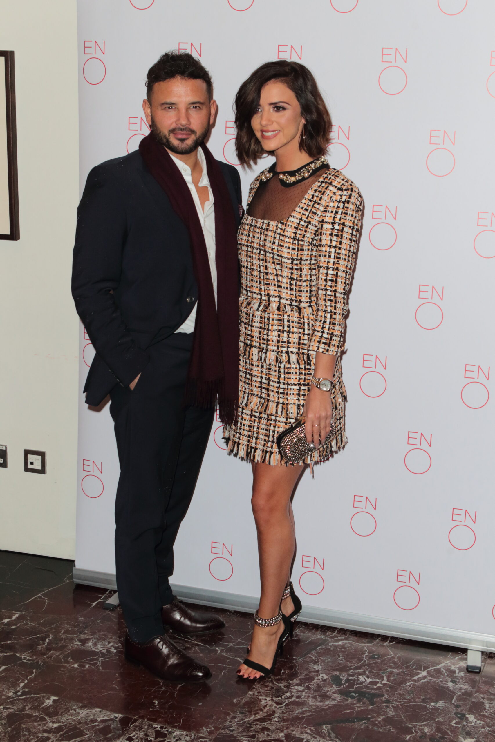 Ryan Thomas and Lucy Meck on the red carpet