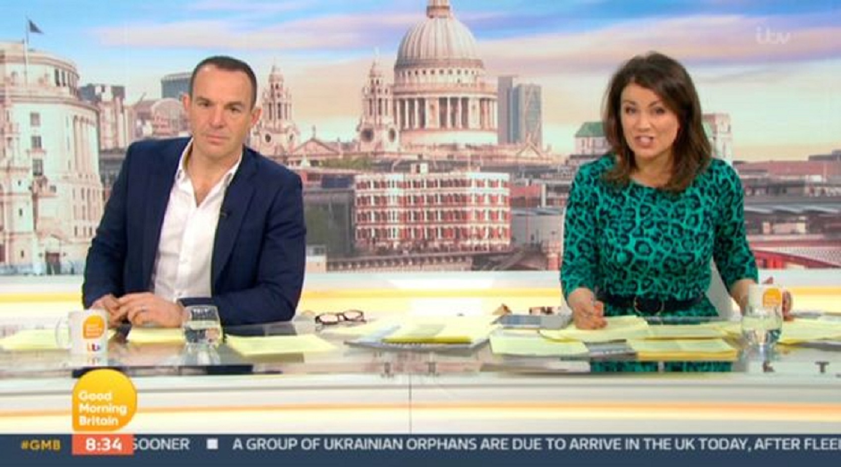 Martin Lewis and Susanna Reid on GMB