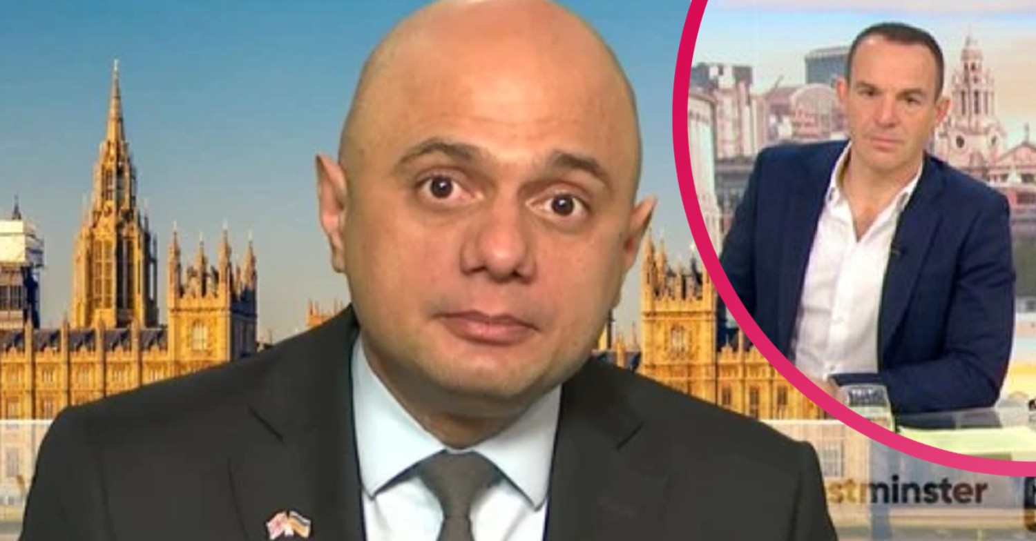 Martin Lewis interviews Sajid Javid on GMB