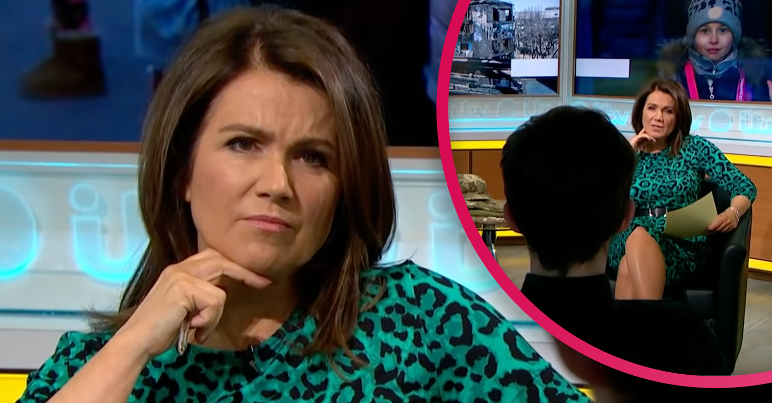 GMB host Susanna Reid looking confused