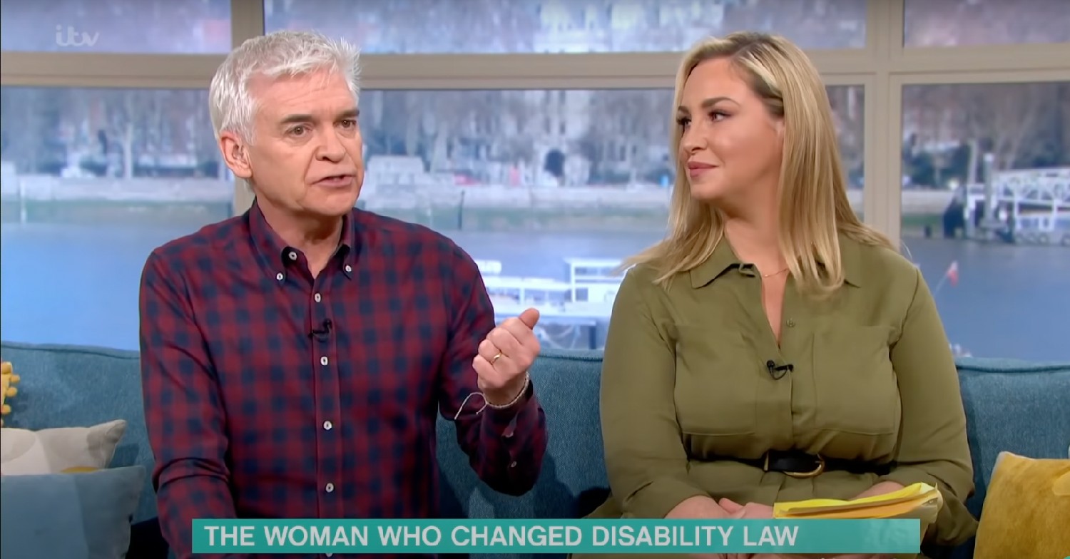 Phillip Schofield and Josie Gibson This Morning today