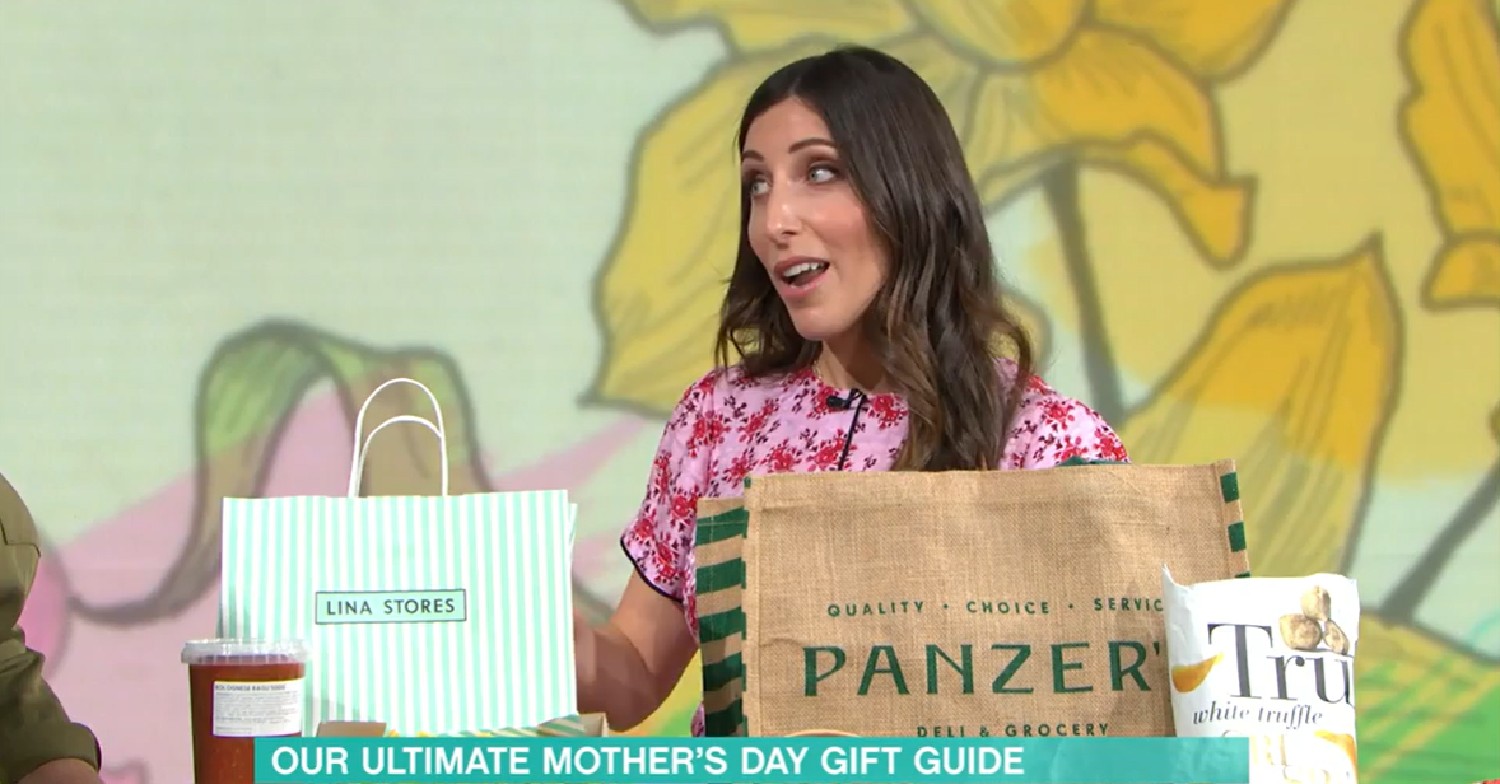 Sarah Jossel on This Morning today