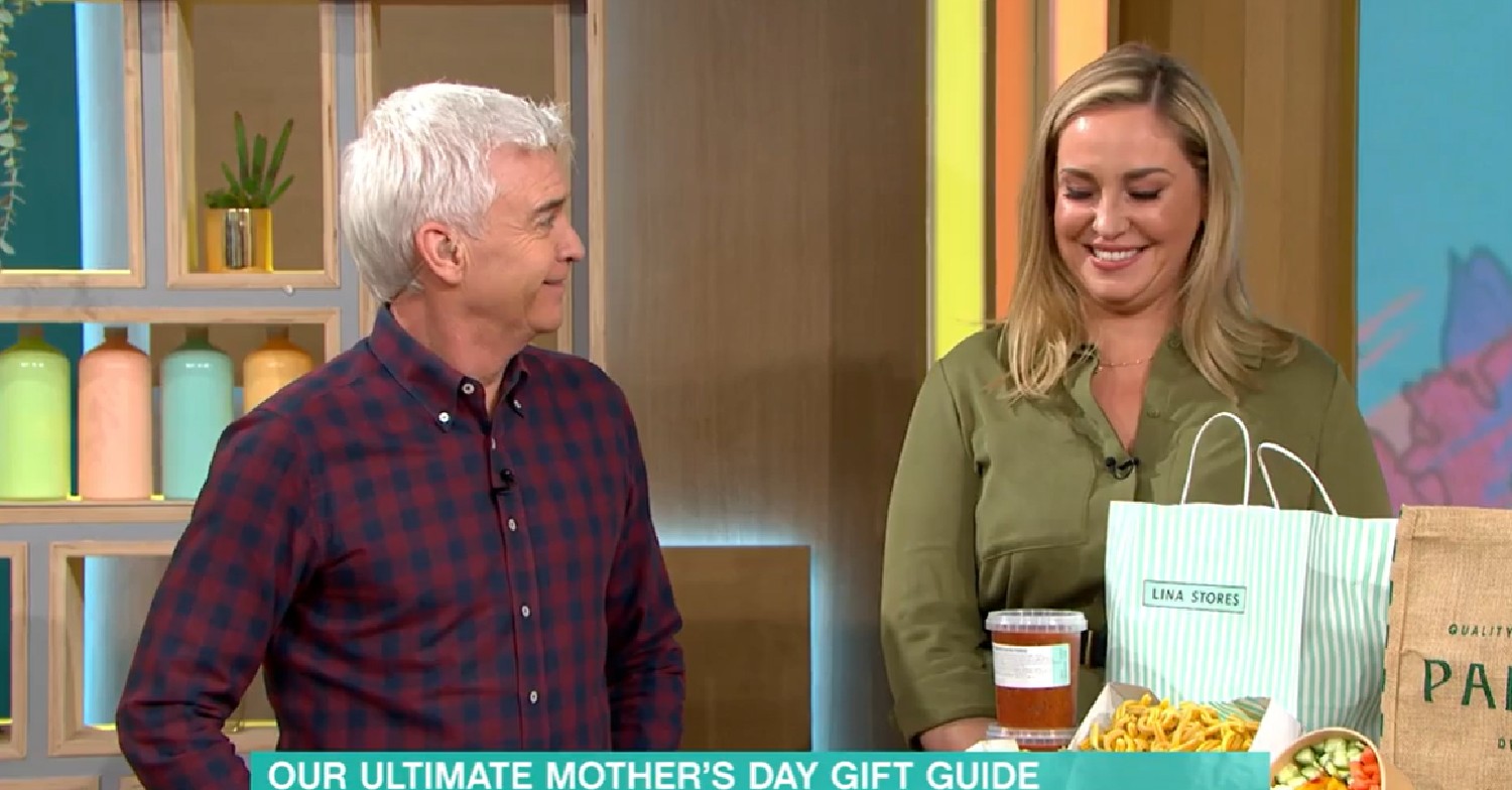 Josie Gibson on This Morning with Phillip Schofield
