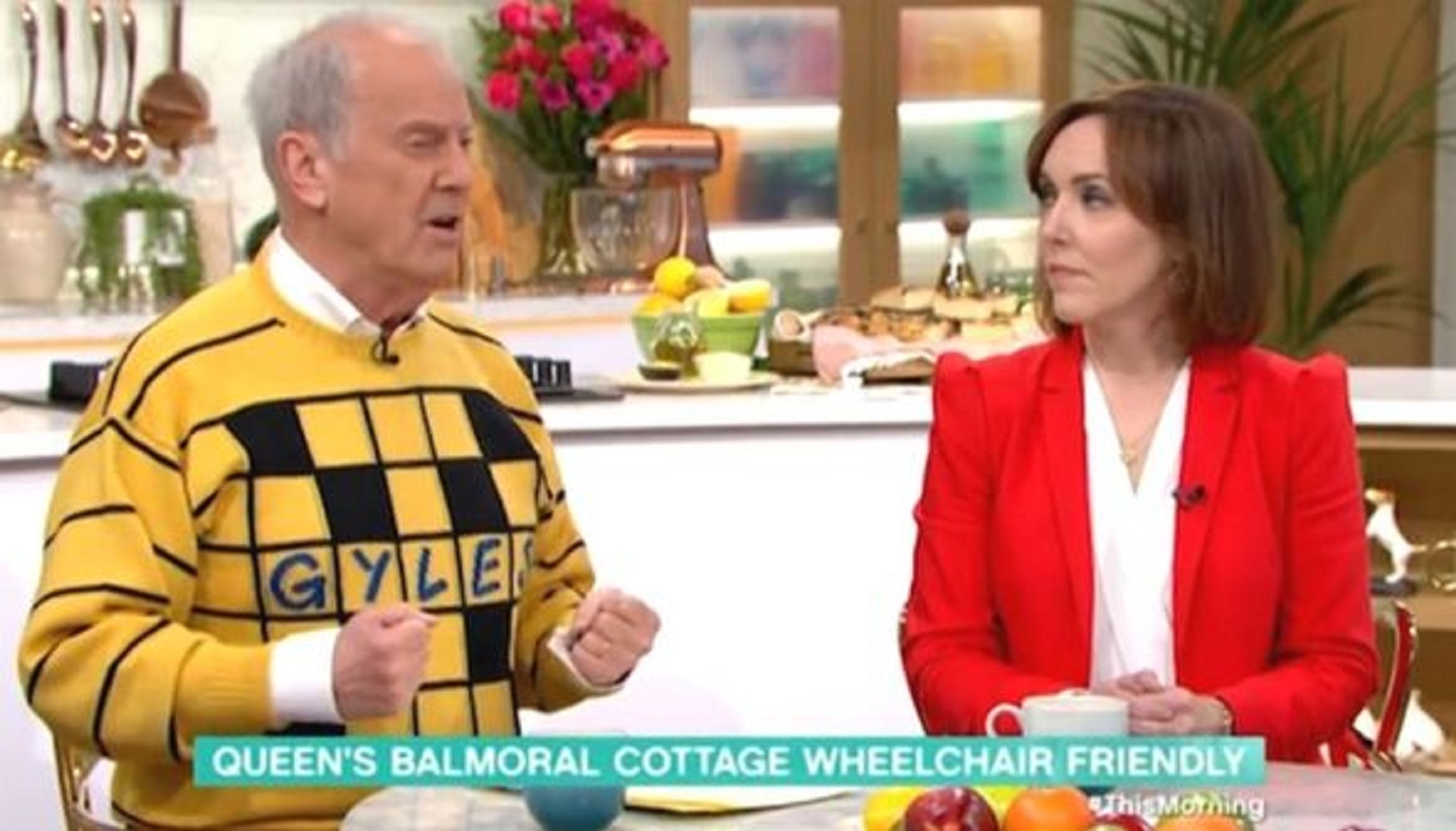 Gyles Brandreth talks about the Queen news on This Morning