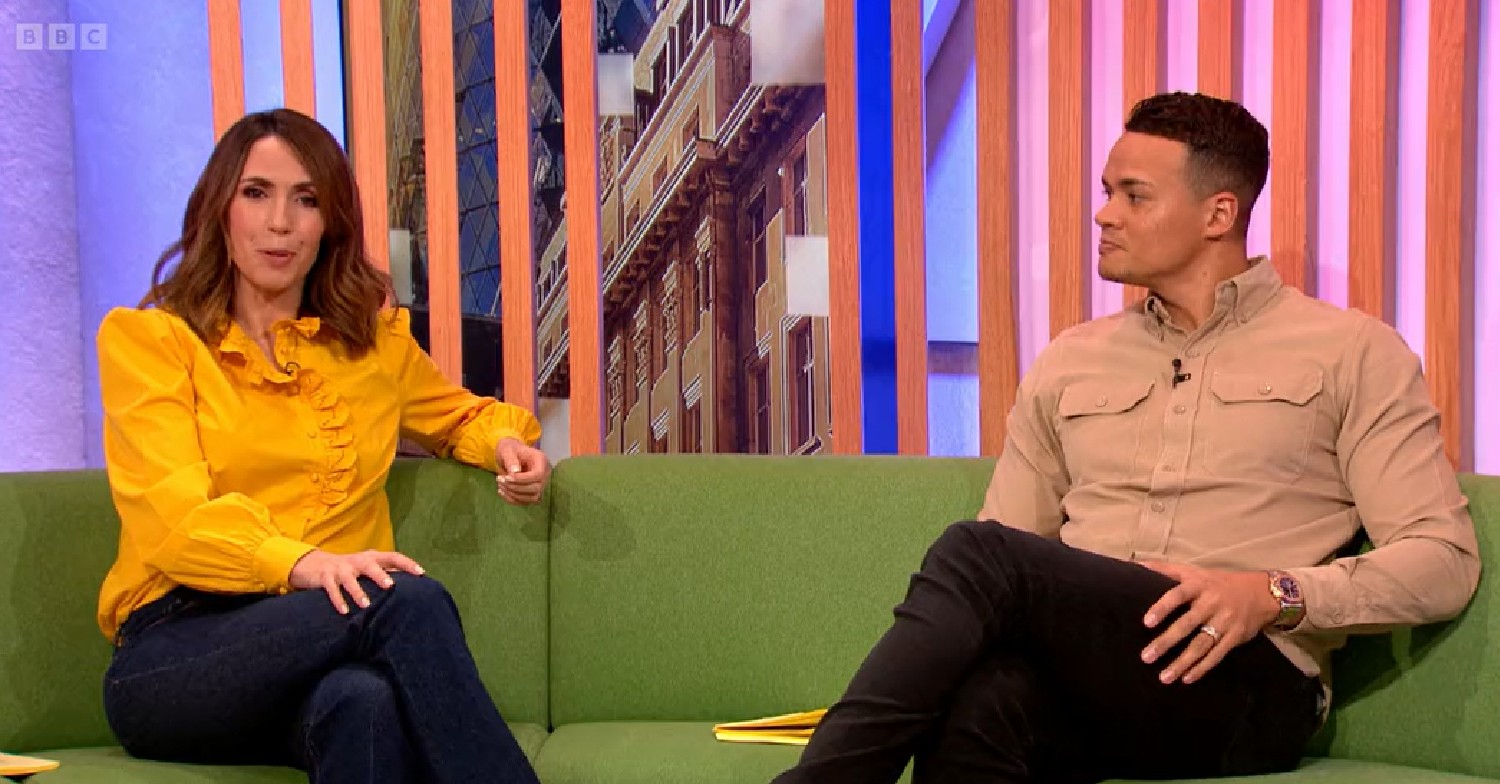 Alex Jones and Jermaine Jenas on The One Show