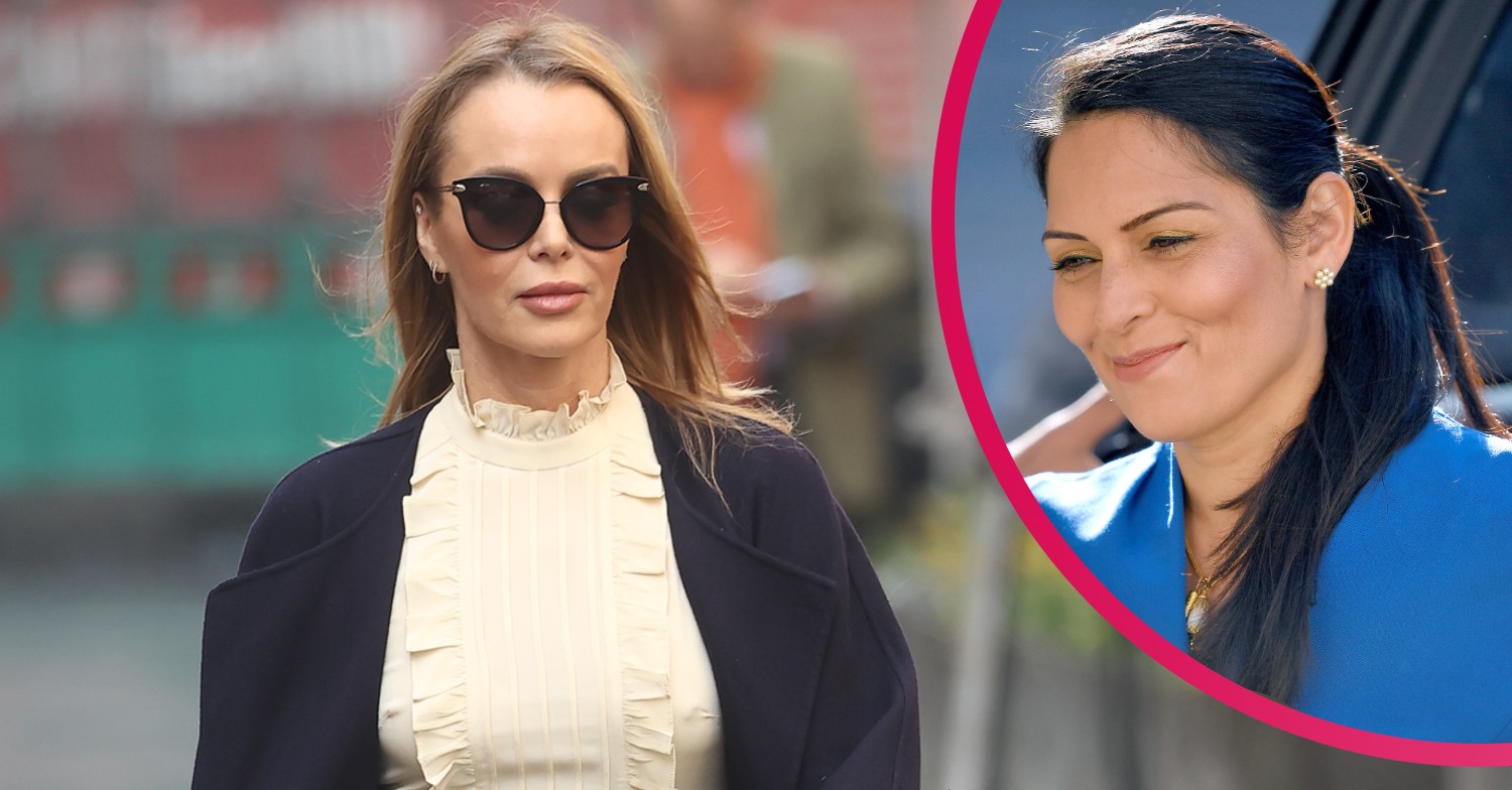 Amanda Holden and Priti Patel