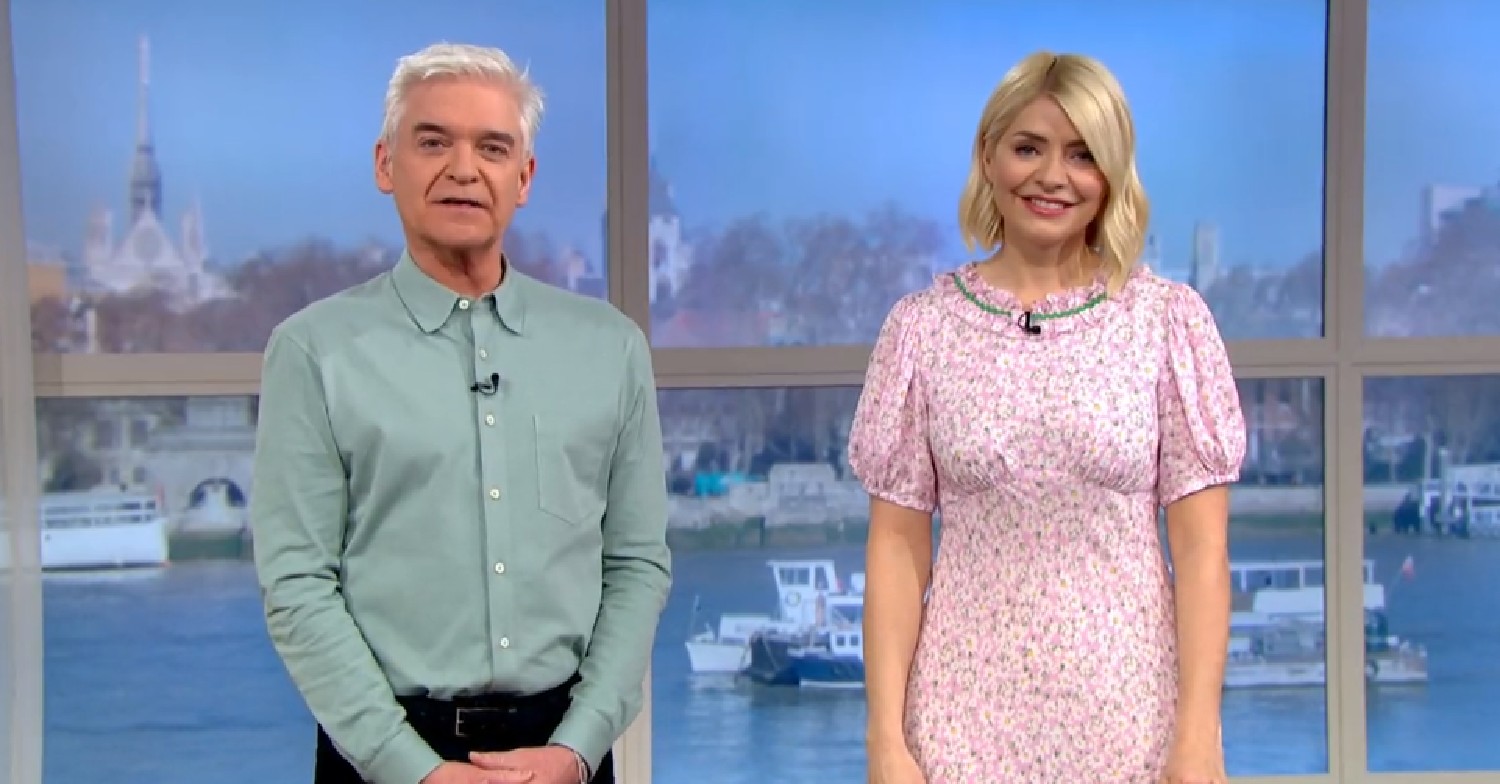 Phillip Schofield and Holly Willoughby on This Morning today
