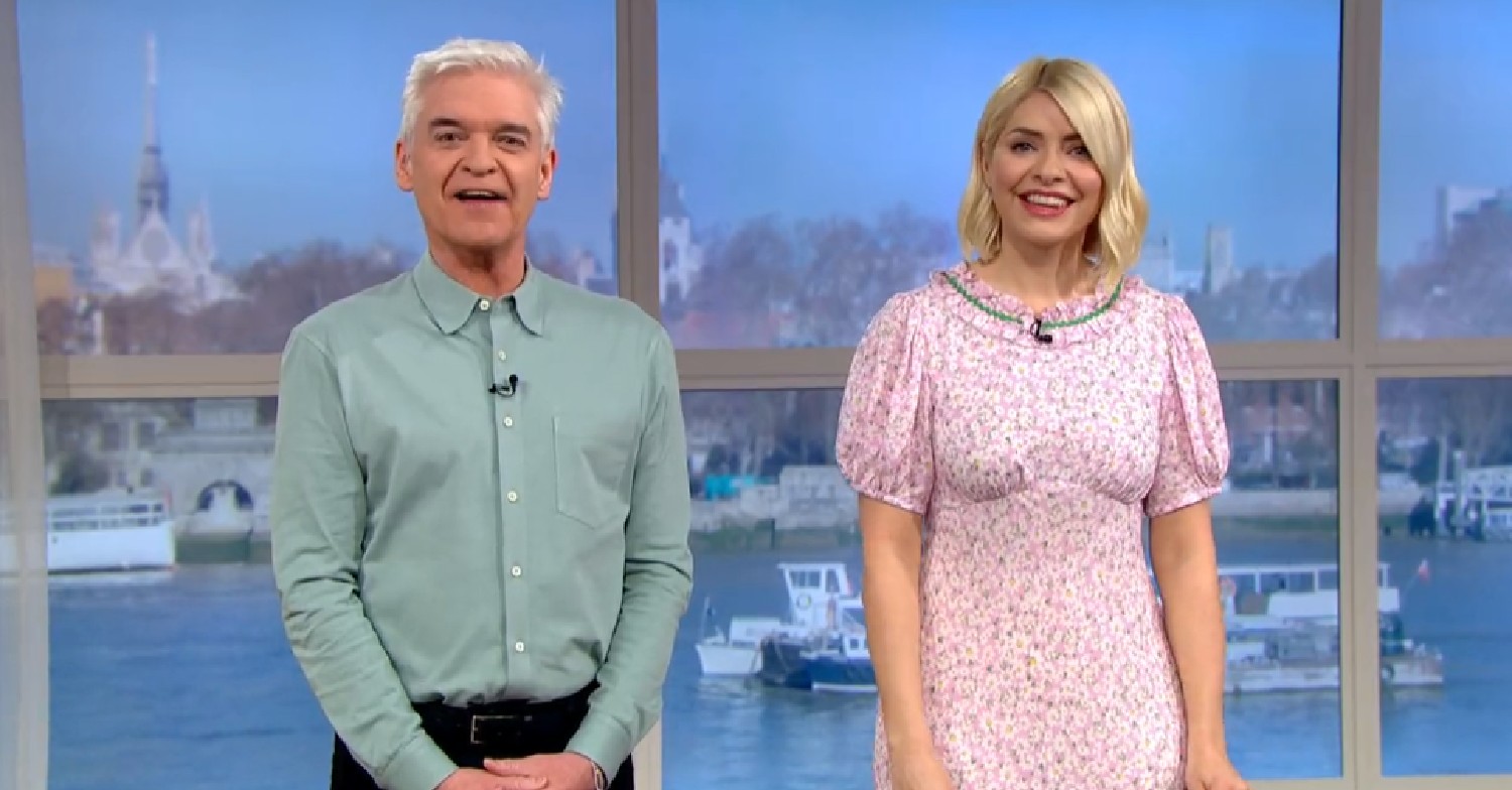 Phillip Schofield and Holly Willoughby on This Morning today
