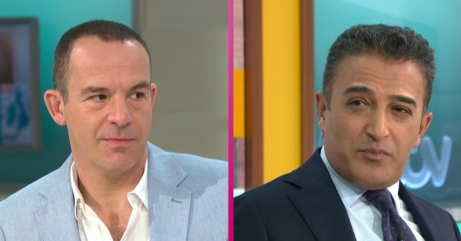 Martin Lewis and Adil Ray on Good Morning Britain today