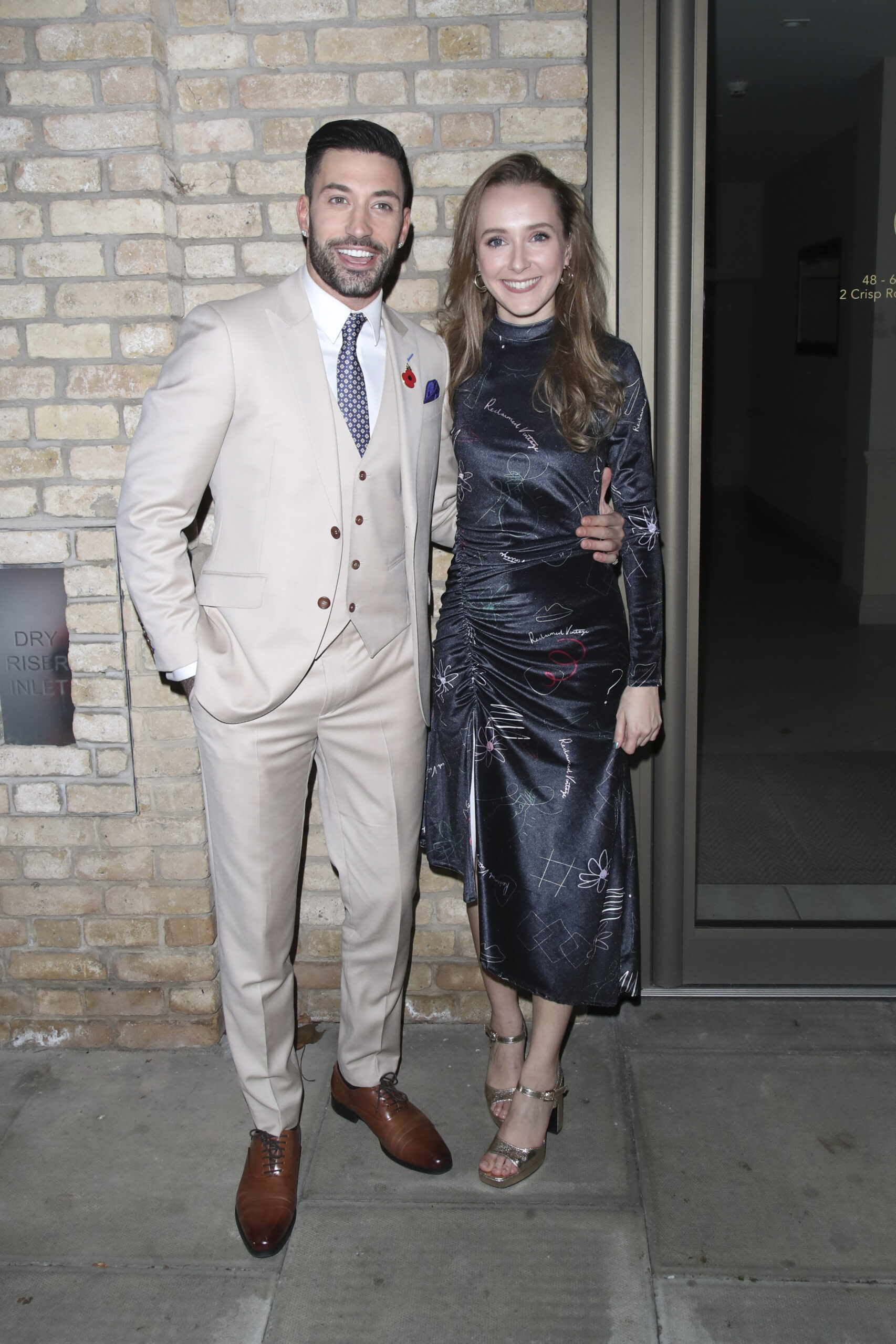 Giovanni Pernice with Rose smiling