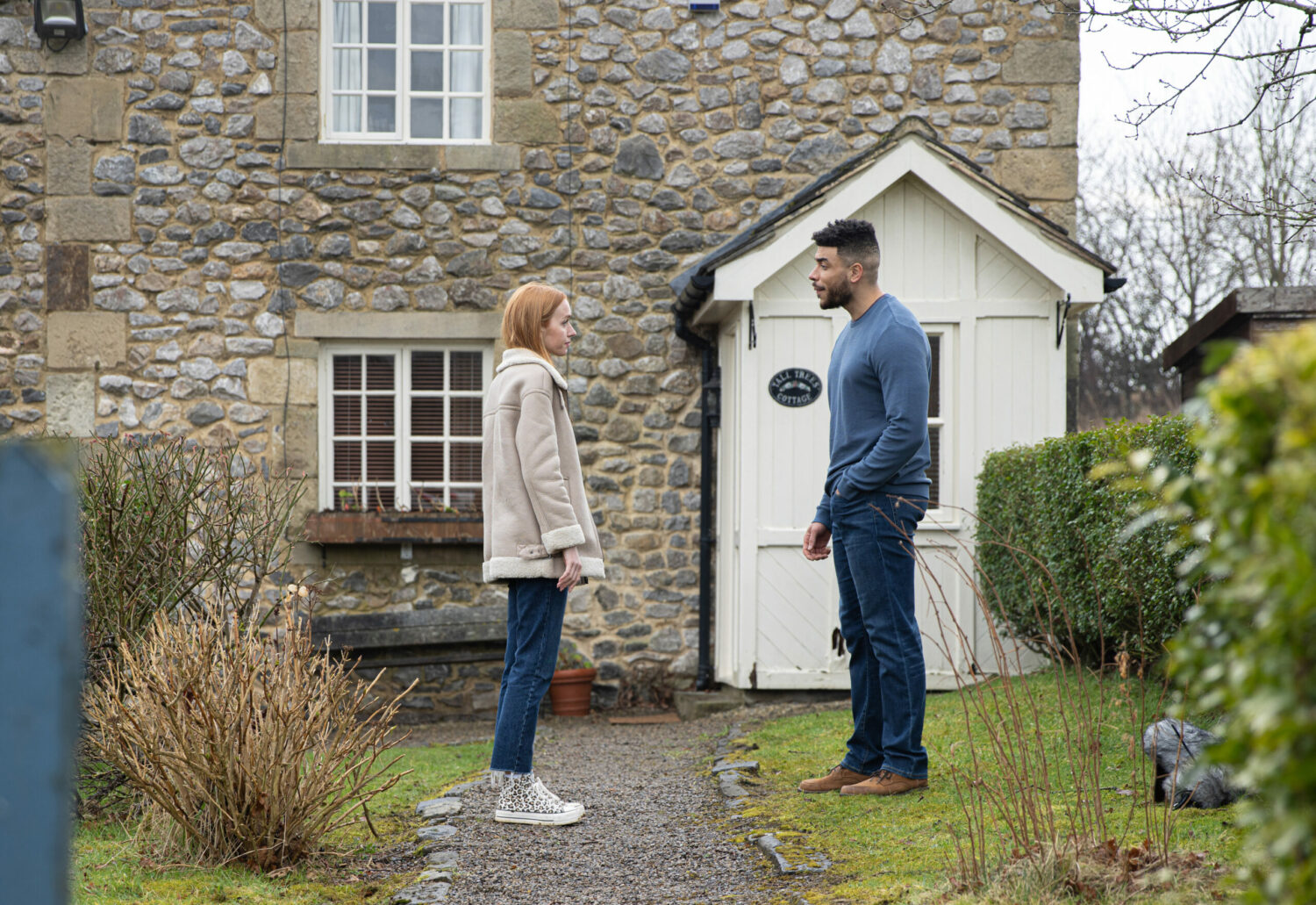 Emmerdale Nate is embarrassed he spent the night with Chloe