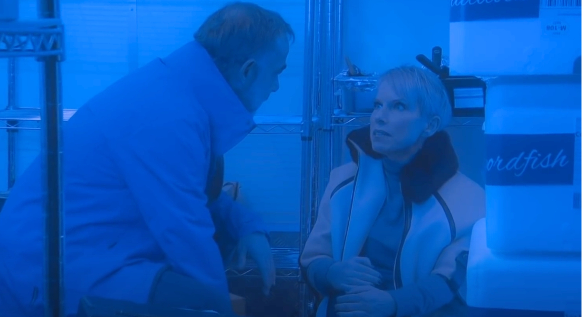 Coronation Street's Kevin and Debbie trapped in fridge