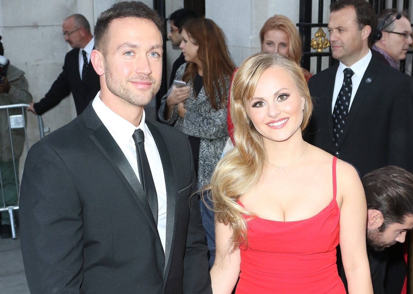 Adam Crofts and Tina O'Brien at the Pride of Britain Awards