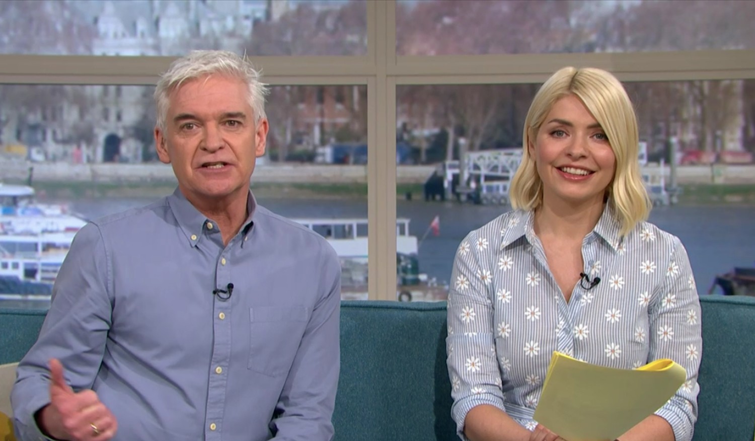 Phillip Schofield and Holly Willoughby on This Morning