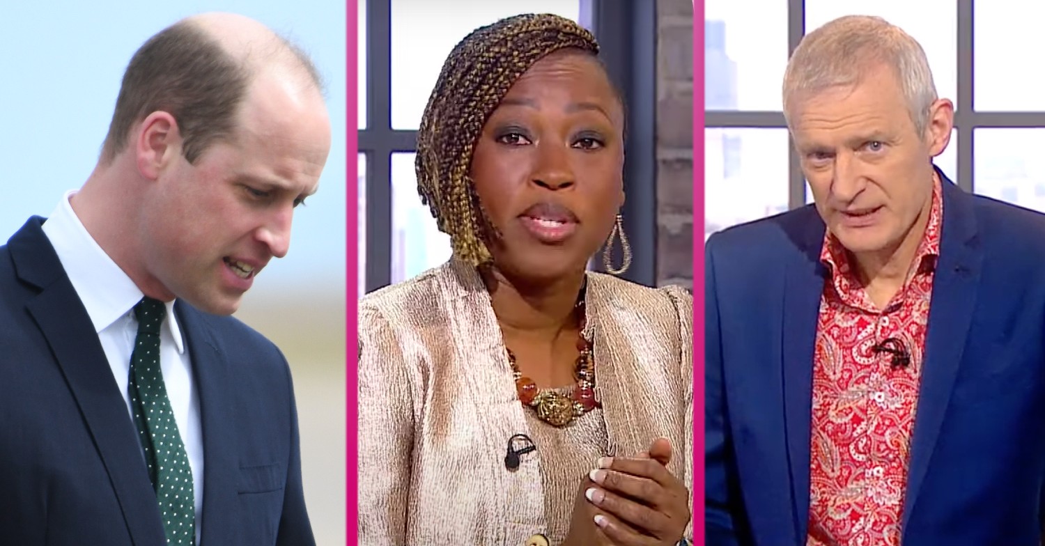 Prince William, Dr Shola and Jeremy Vine