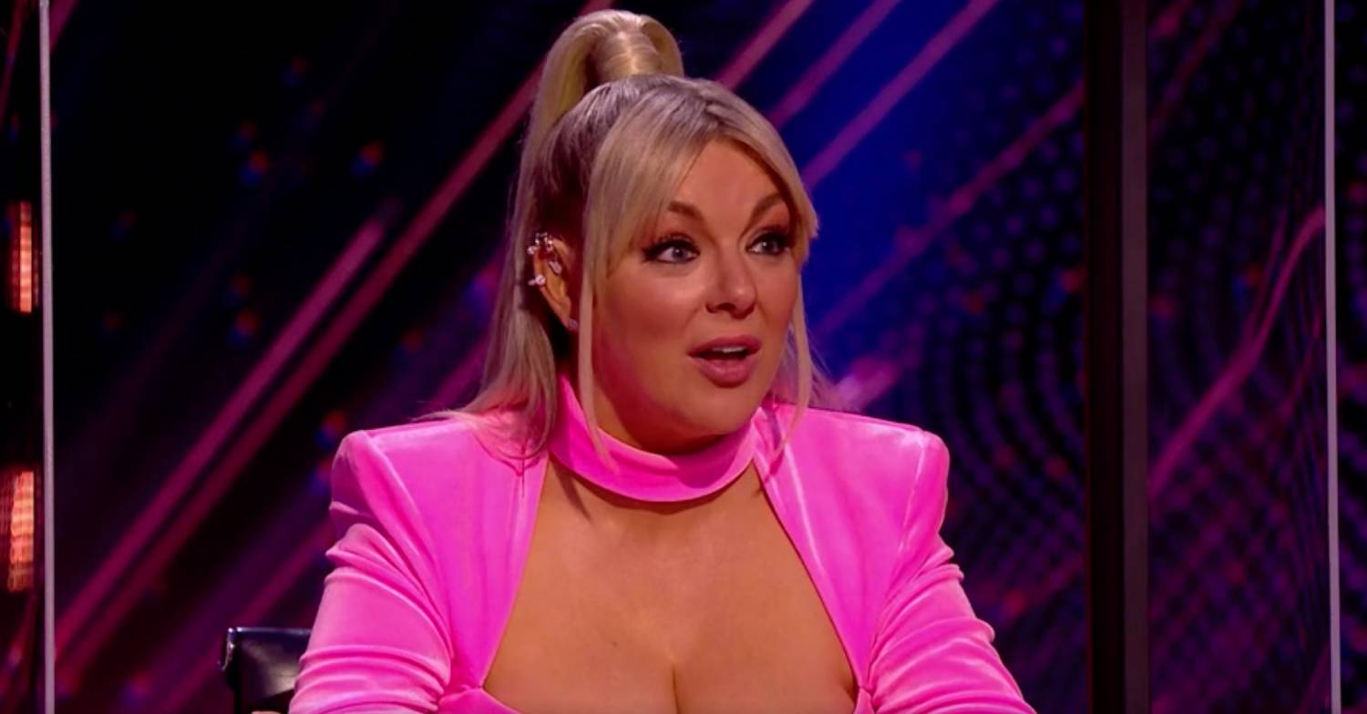 Sheridan Smith wearing pink on Starstruck 