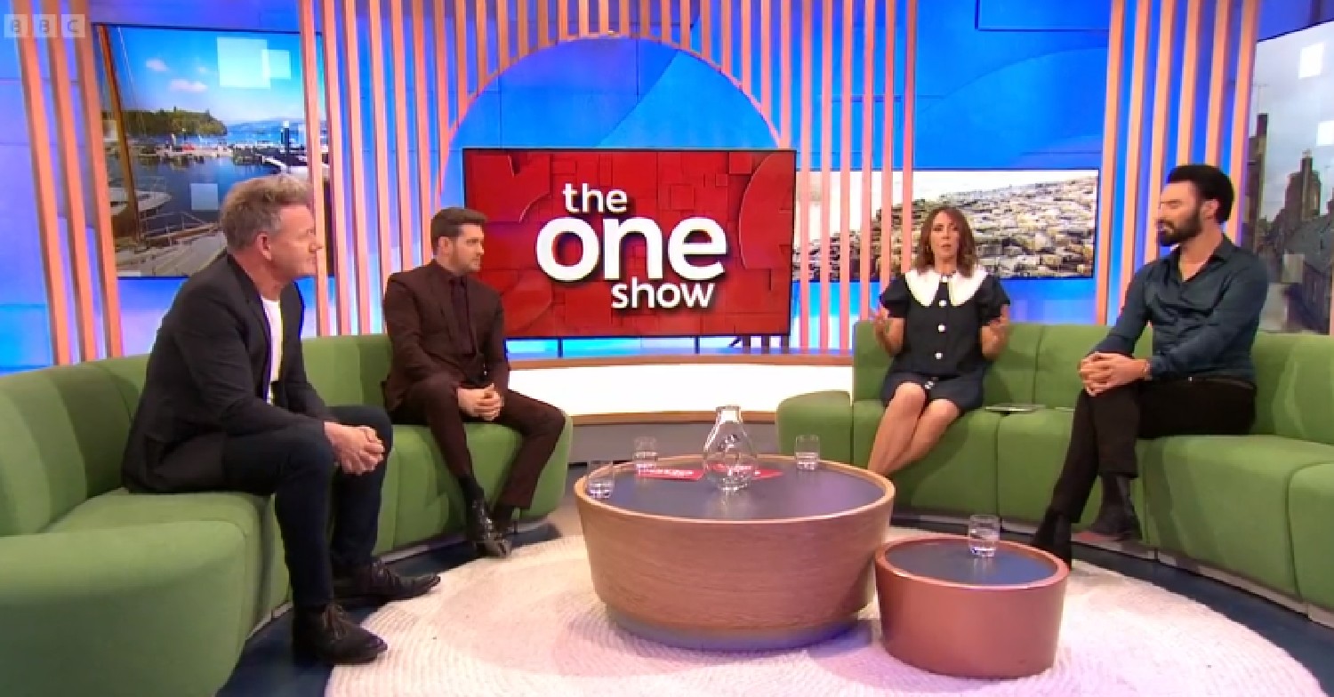 Gordon Ramsay, Michael Buble, Alex Jones and Rylan Clark on The One Show