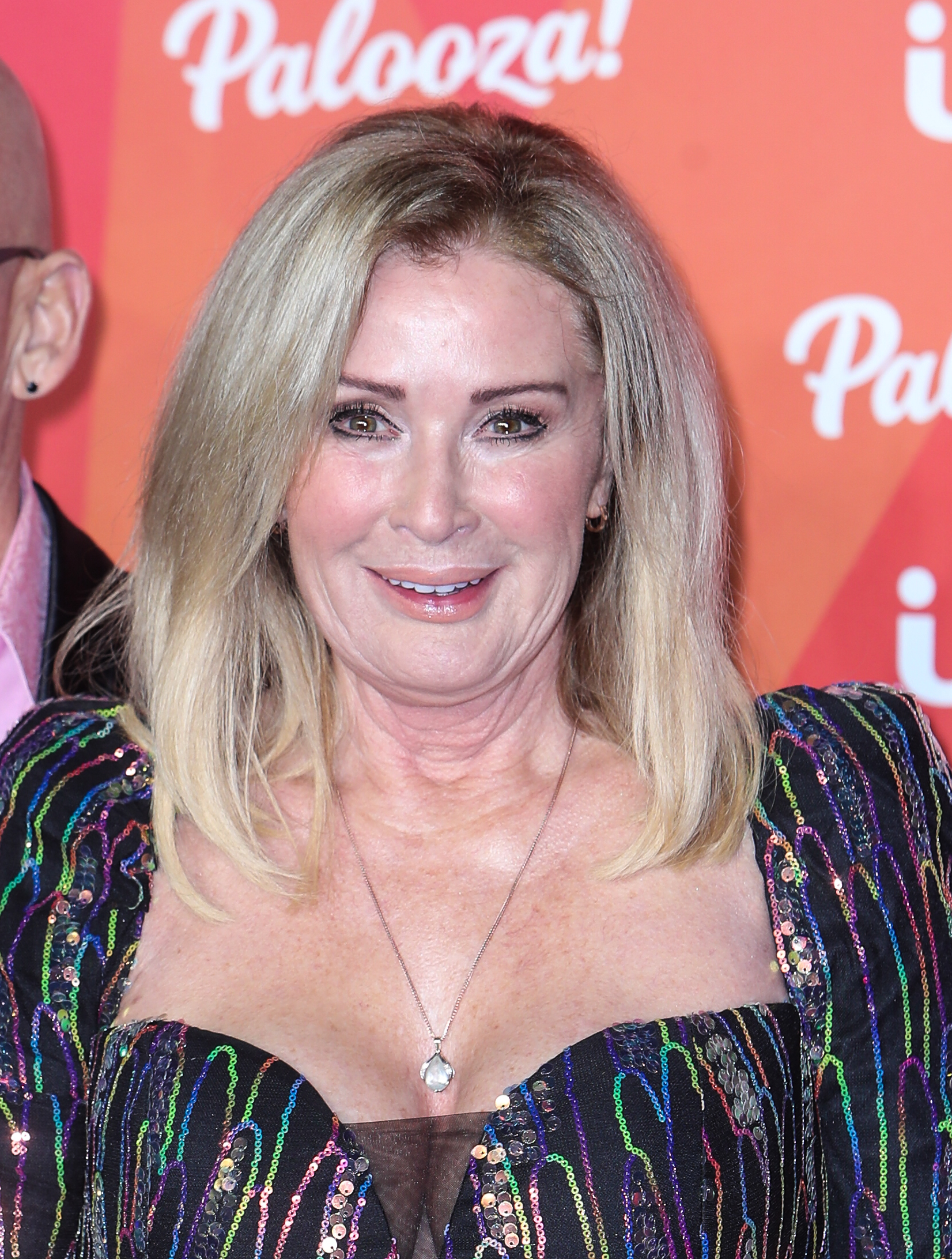 Beverley Callard at the ITV Palozza on the red carpet