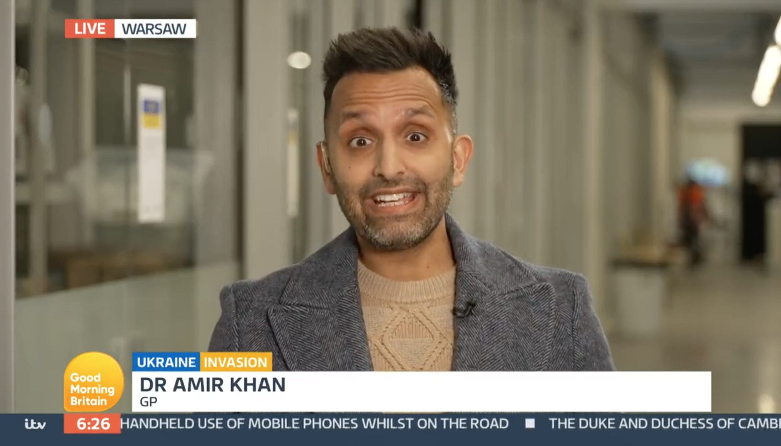 Dr Amir in Poland on GMB