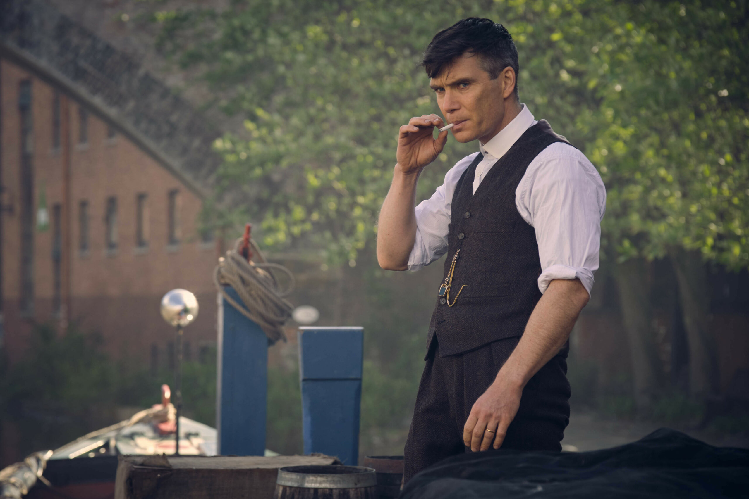 Cillian Murphy as Tommy Shelby in Peaky Blinders