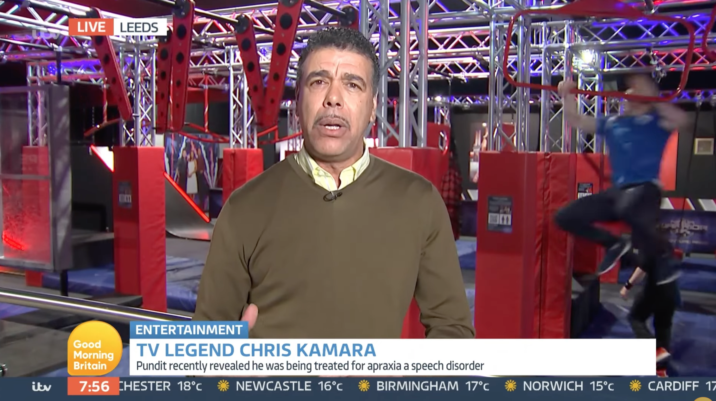 Chris Kamara speaking about his illness today