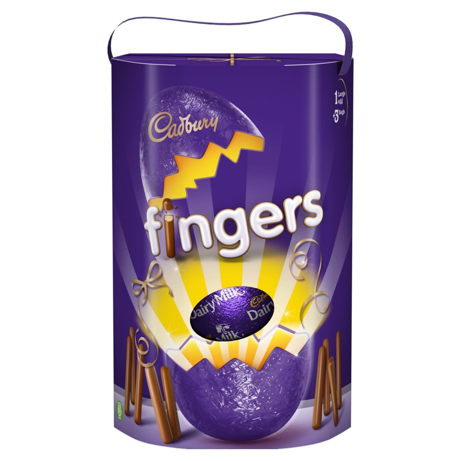 Cadbury's chocolate fingers Easter egg