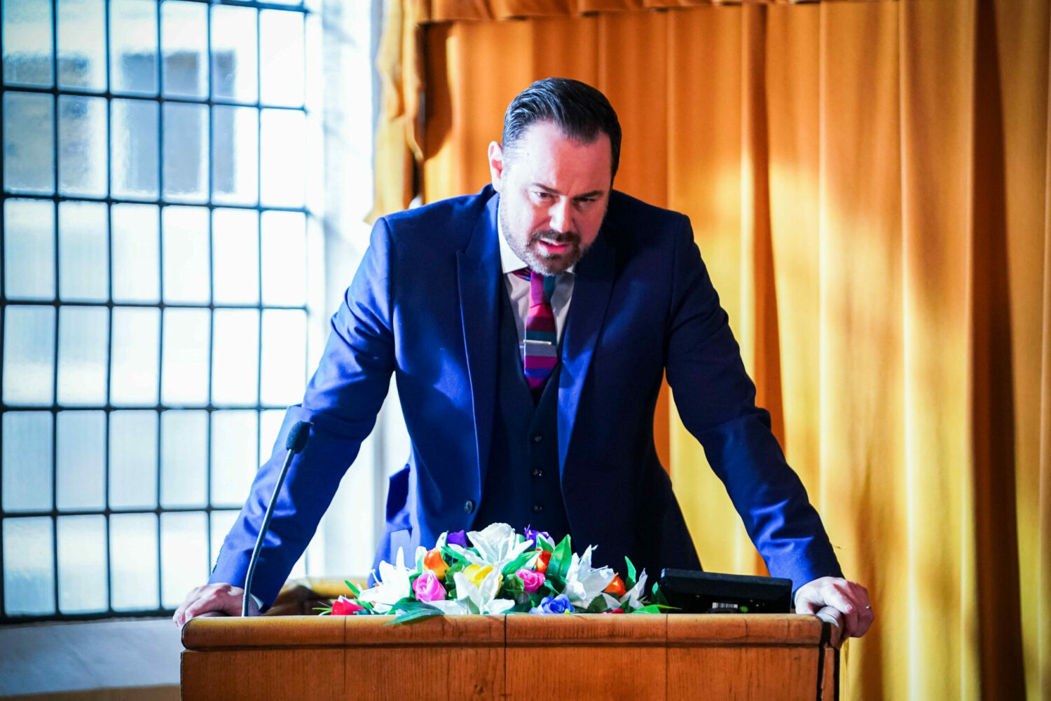 Mick gives his eulogy for Tina in EastEnders