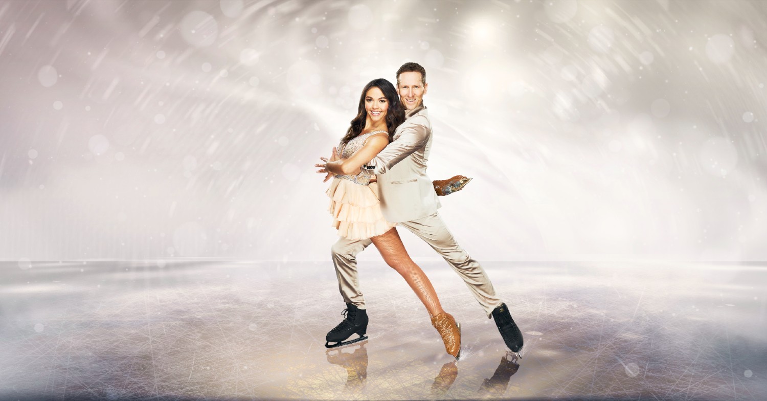 Brendan Cole and Vanessa Bauer on Dancing On Ice