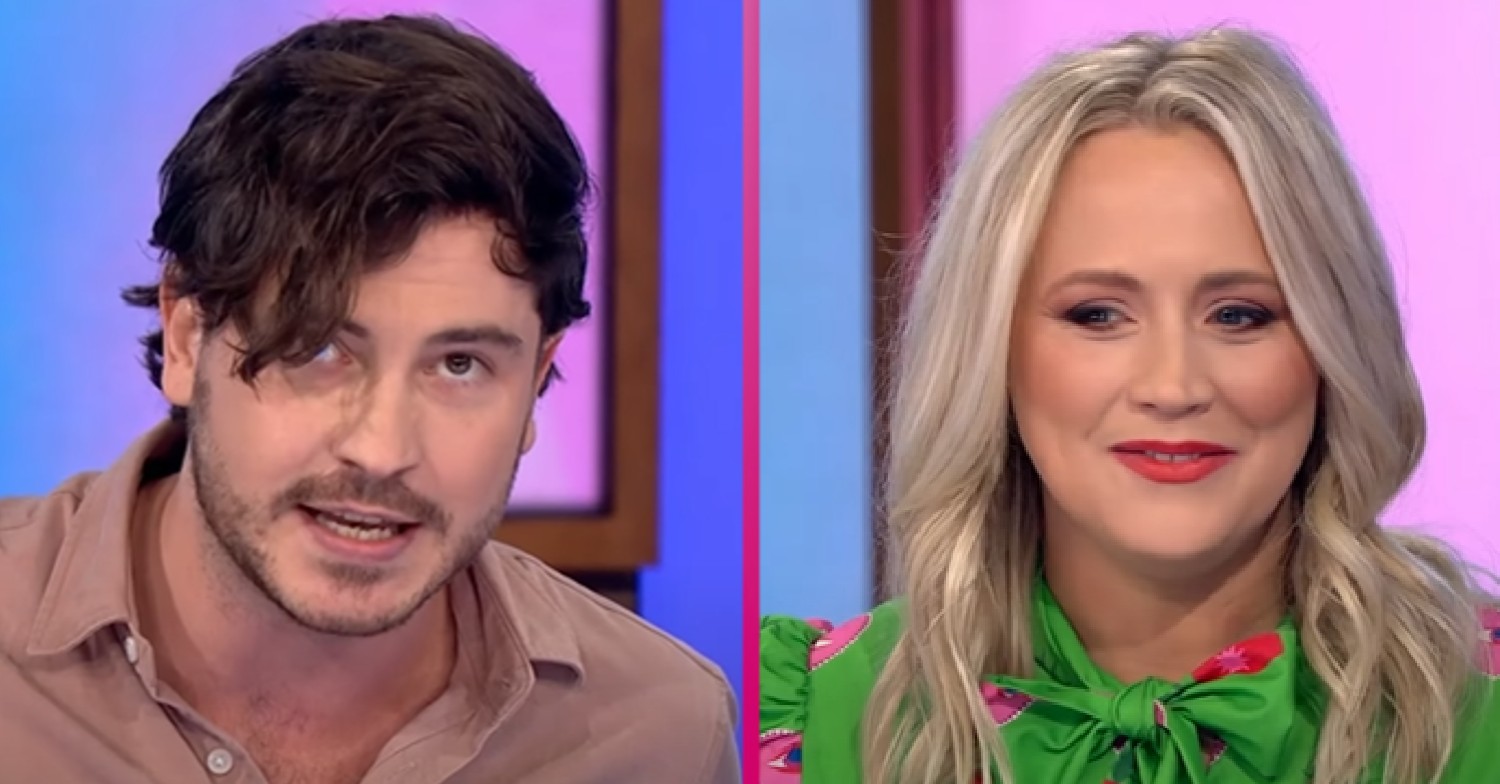 Amy Walsh and Toby Alexander-Smith with baby on Loose Women