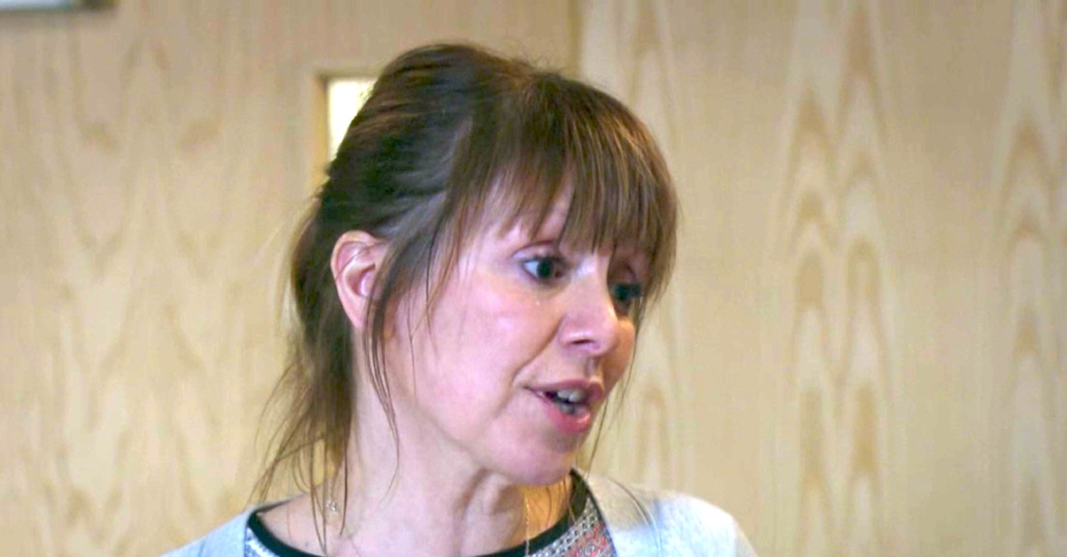 Rhona was devastated by Marlon's decision in Emmerdale (Credit: ITV)