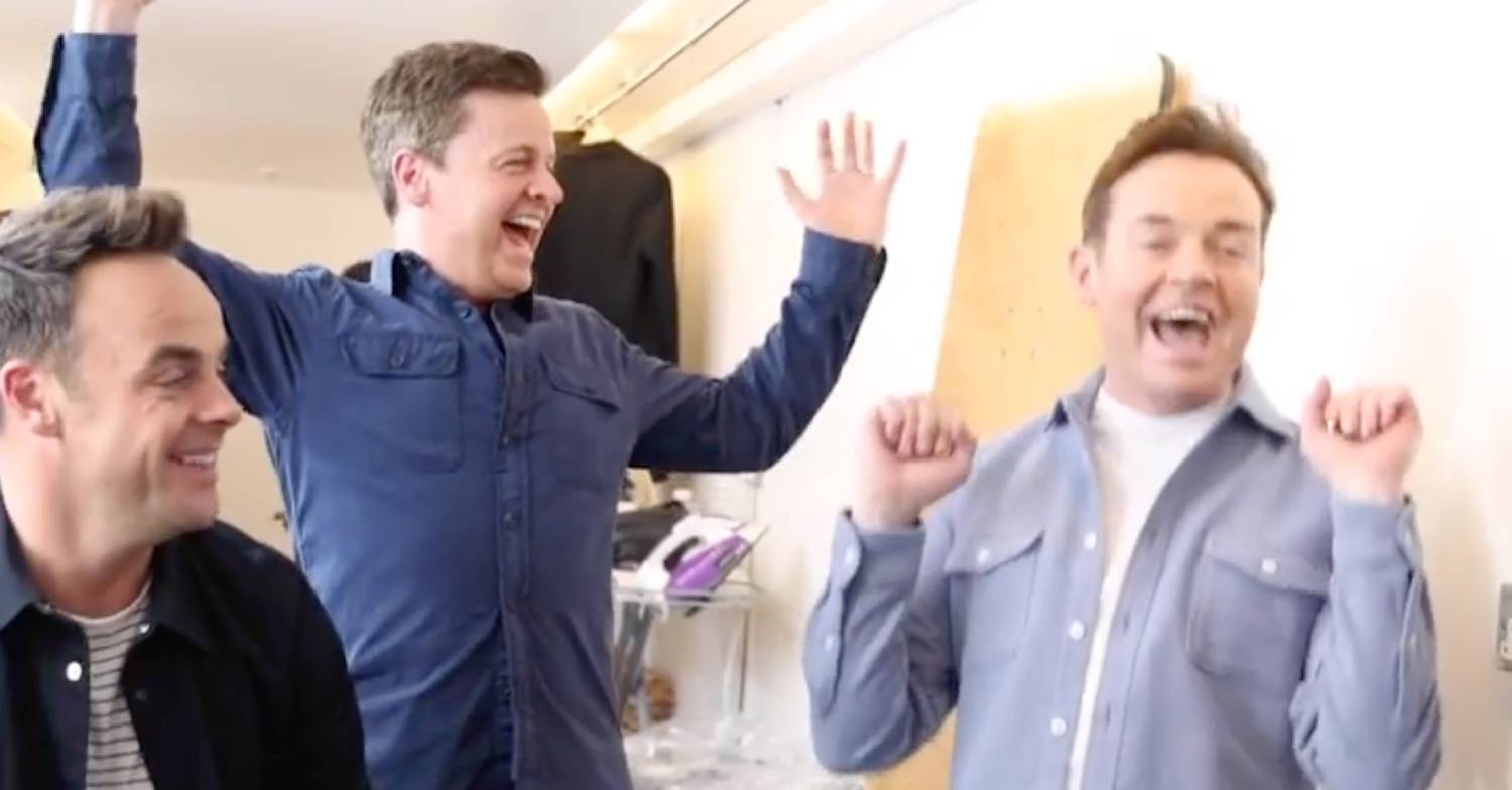Stephen gives the answer Ant and Dec wants and they all celebrate