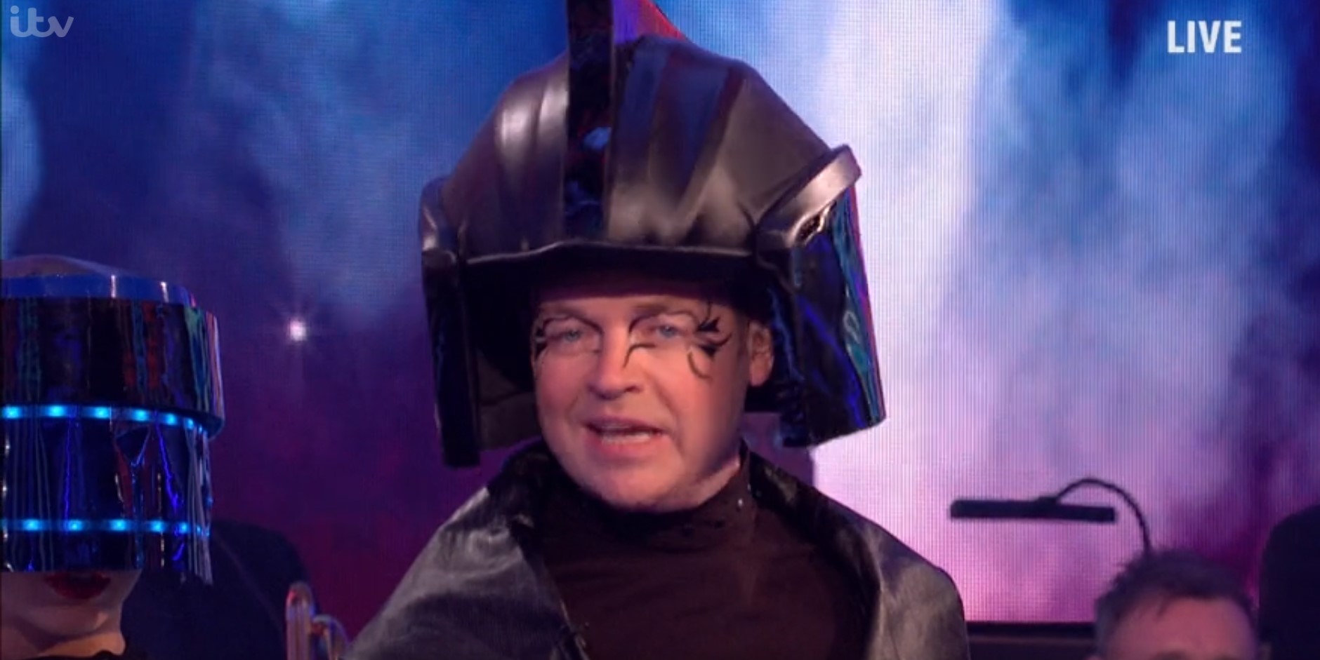 Stephen Mulhern dressed as the Dark Lord on Saturday Night Takeaway