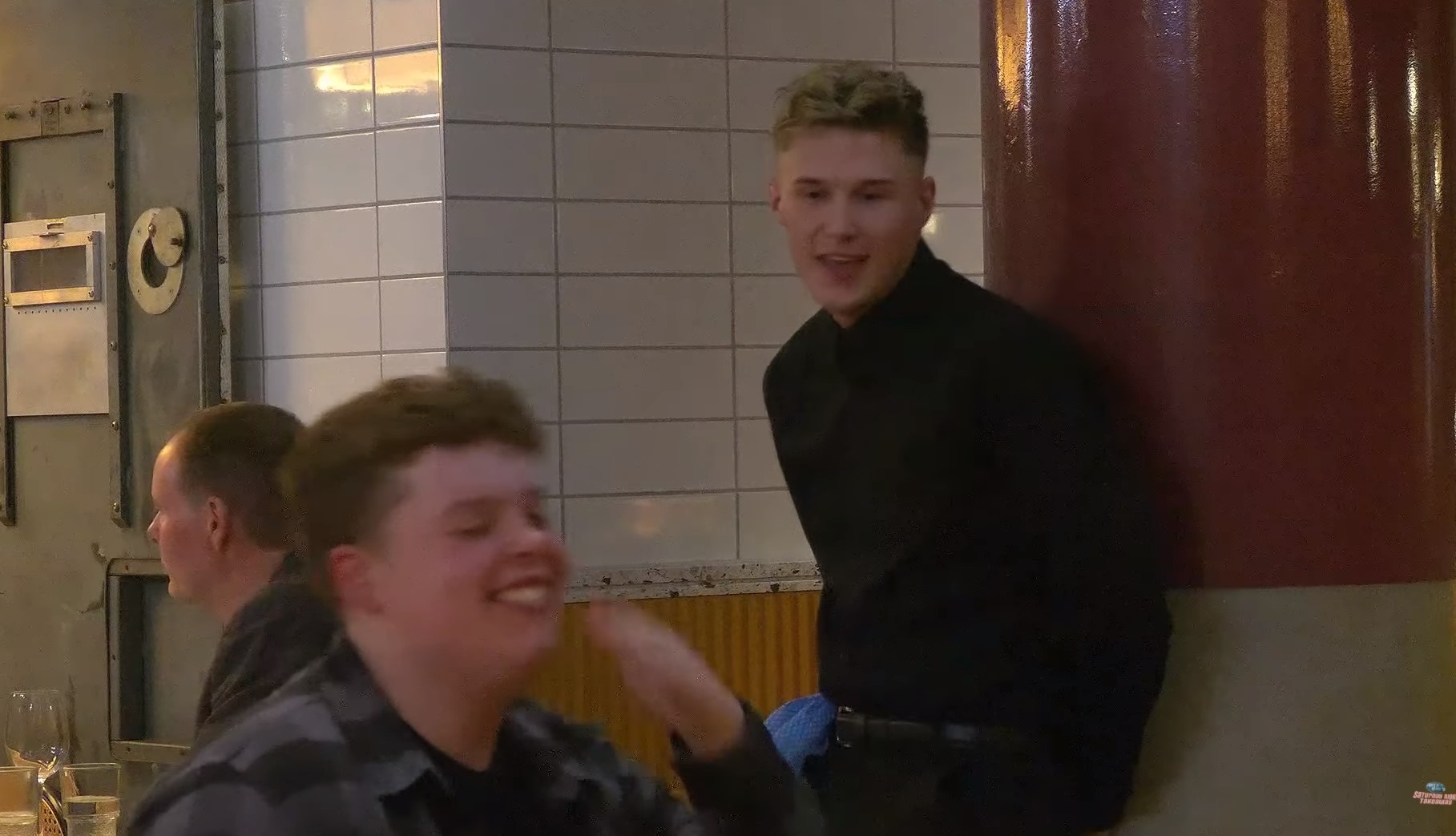 Troy on Saturday Night Takeaway waiting