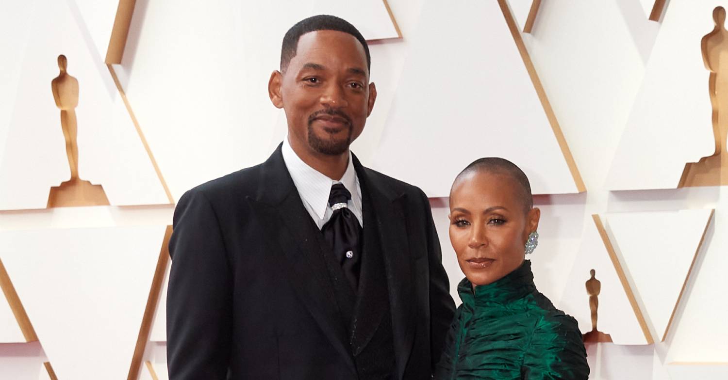 Will Smith and Jada Pinkett Smith on the red carpet before the Oscars