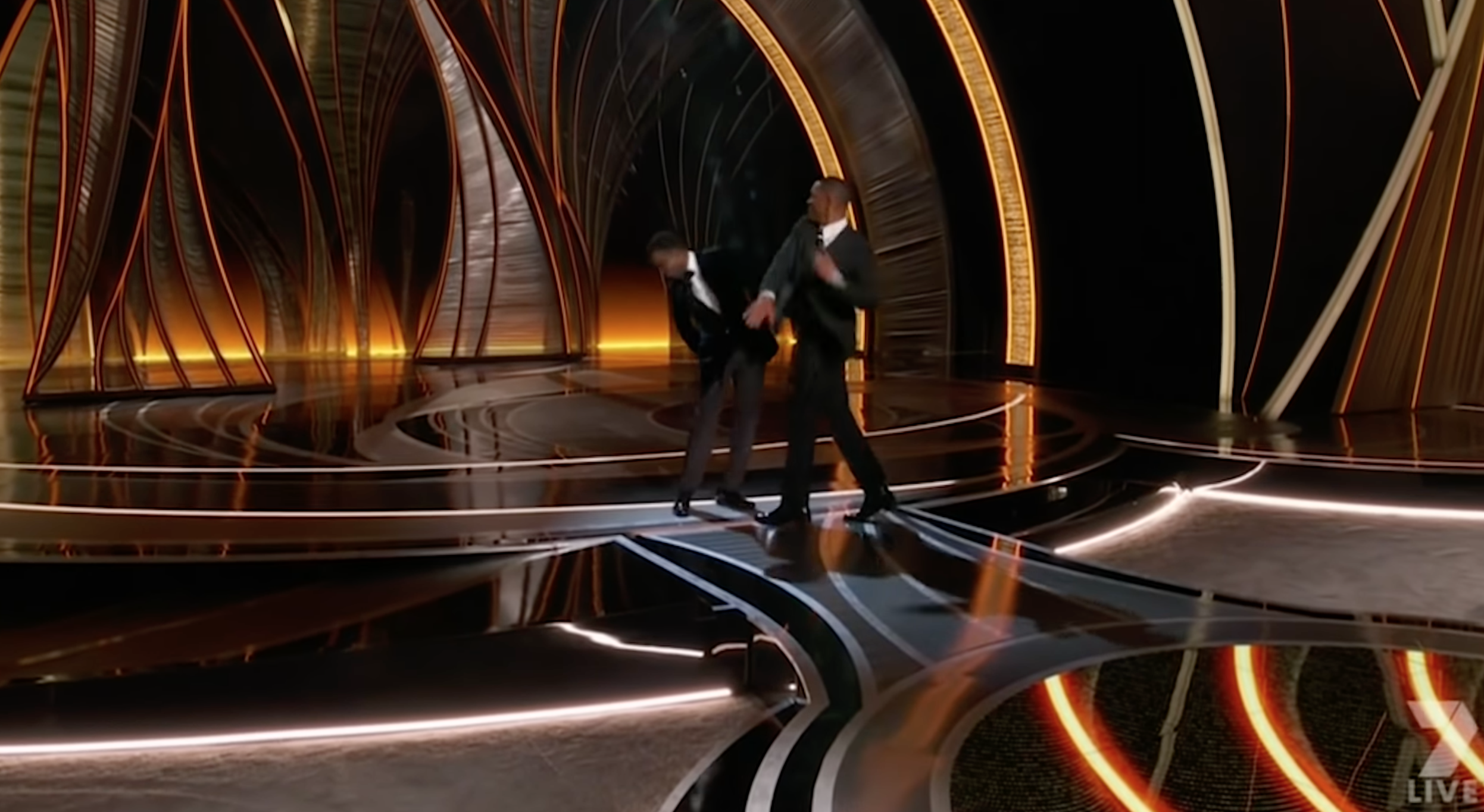 Will Smith slaps Chris Rock